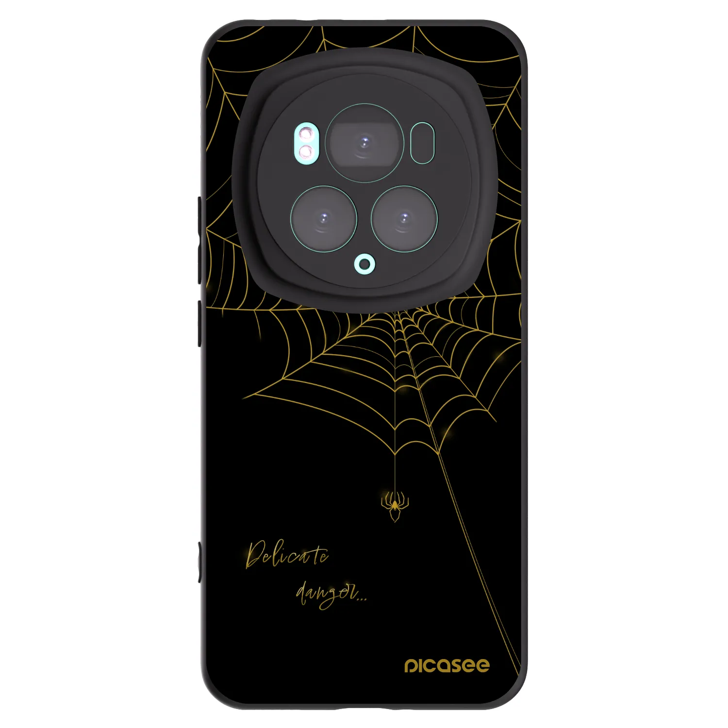 Picasee Μαύρη θήκη σιλικόνης για Honor Magic6 Pro - Delicate danger