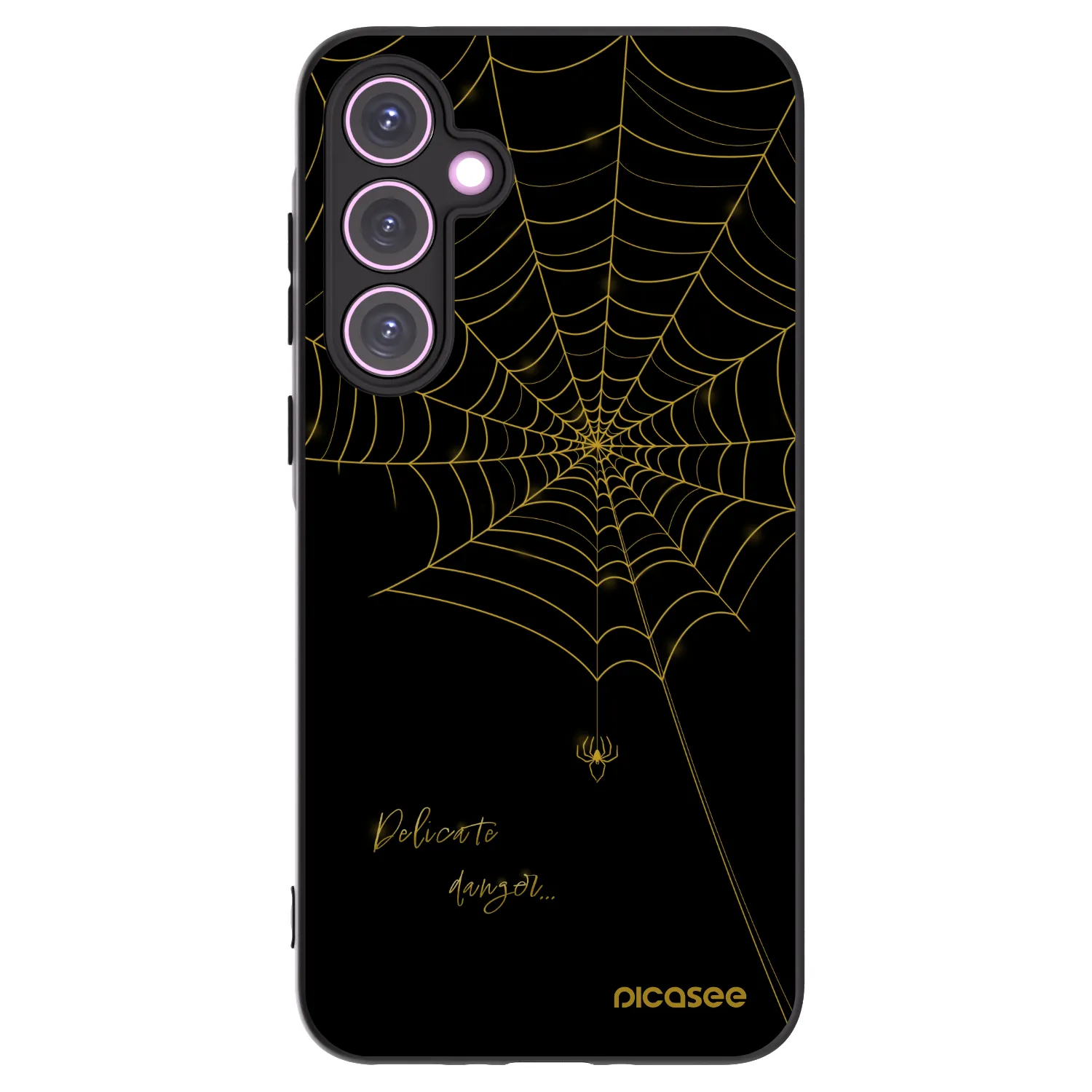 Picasee Μαύρη θήκη σιλικόνης για Samsung Galaxy A35 5G A356B - Delicate danger
