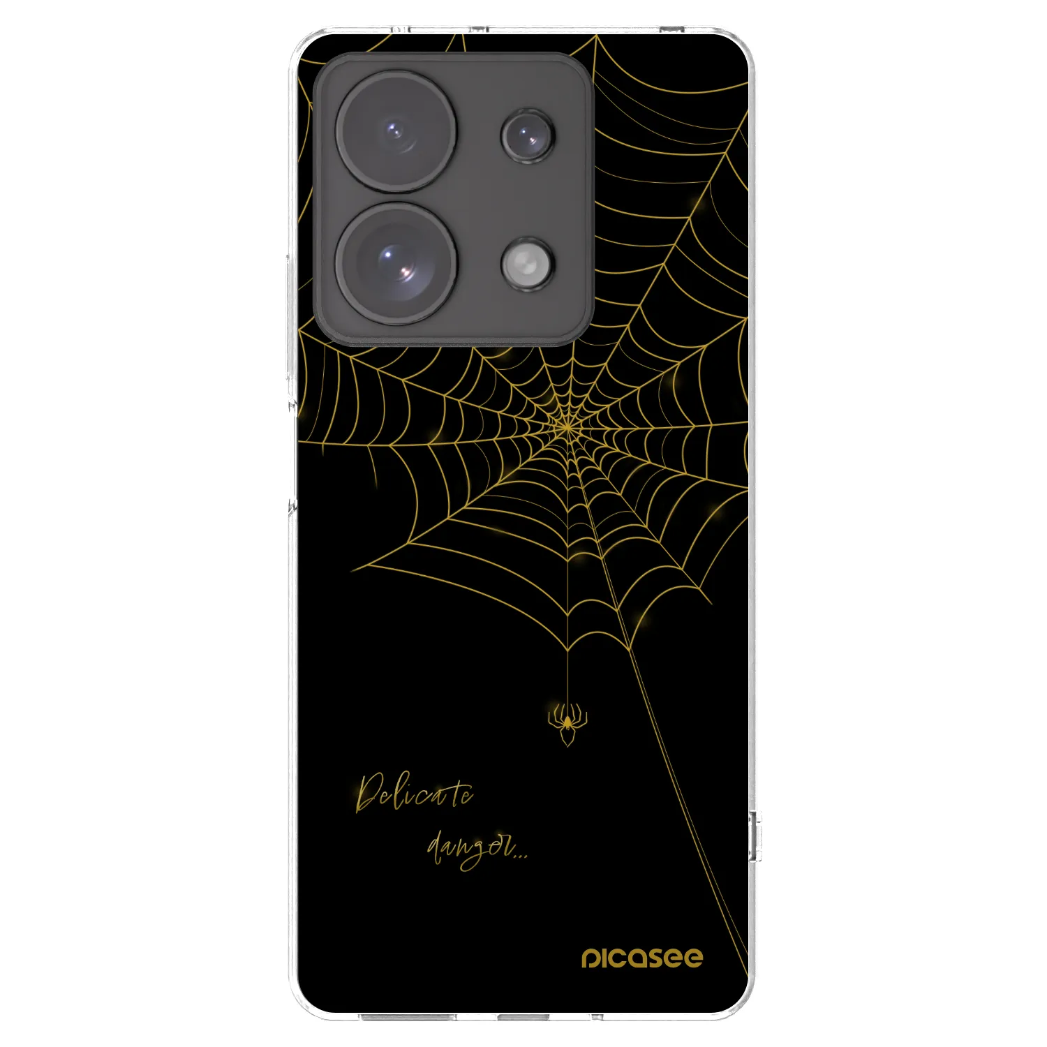 Picasee διαφανής θήκη σιλικόνης Xiaomi Redmi Note 13 Pro 4G - Delicate danger