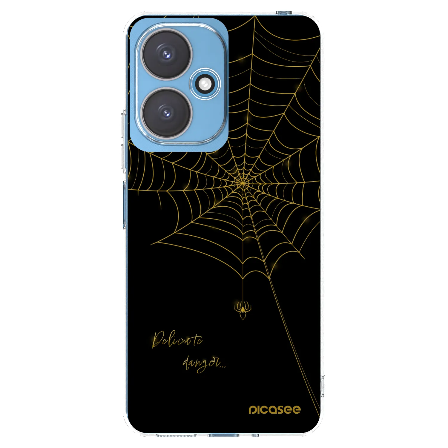 Picasee διαφανής θήκη σιλικόνης Xiaomi Redmi 13C 5G - Delicate danger