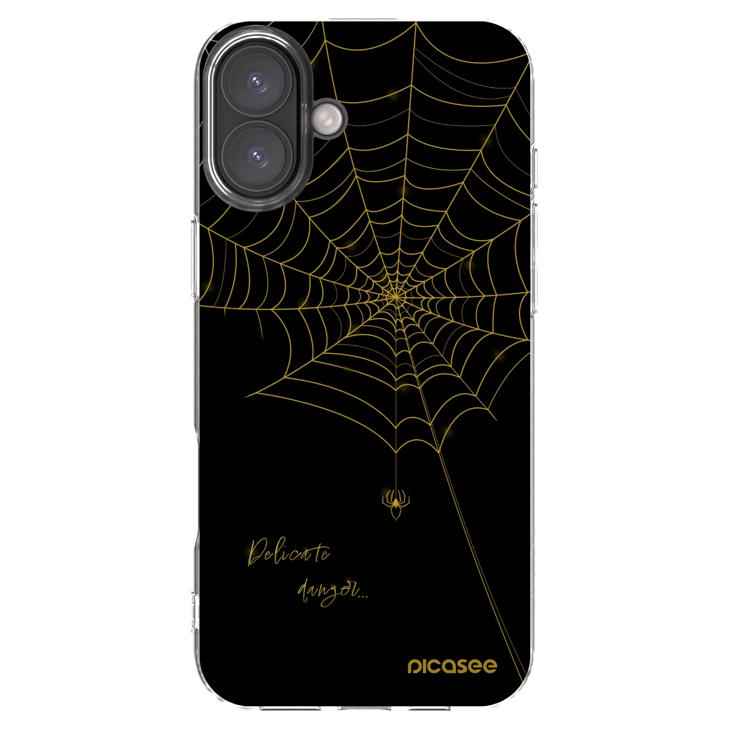 Picasee διαφανής θήκη σιλικόνης Apple iPhone 16 Plus - Delicate danger