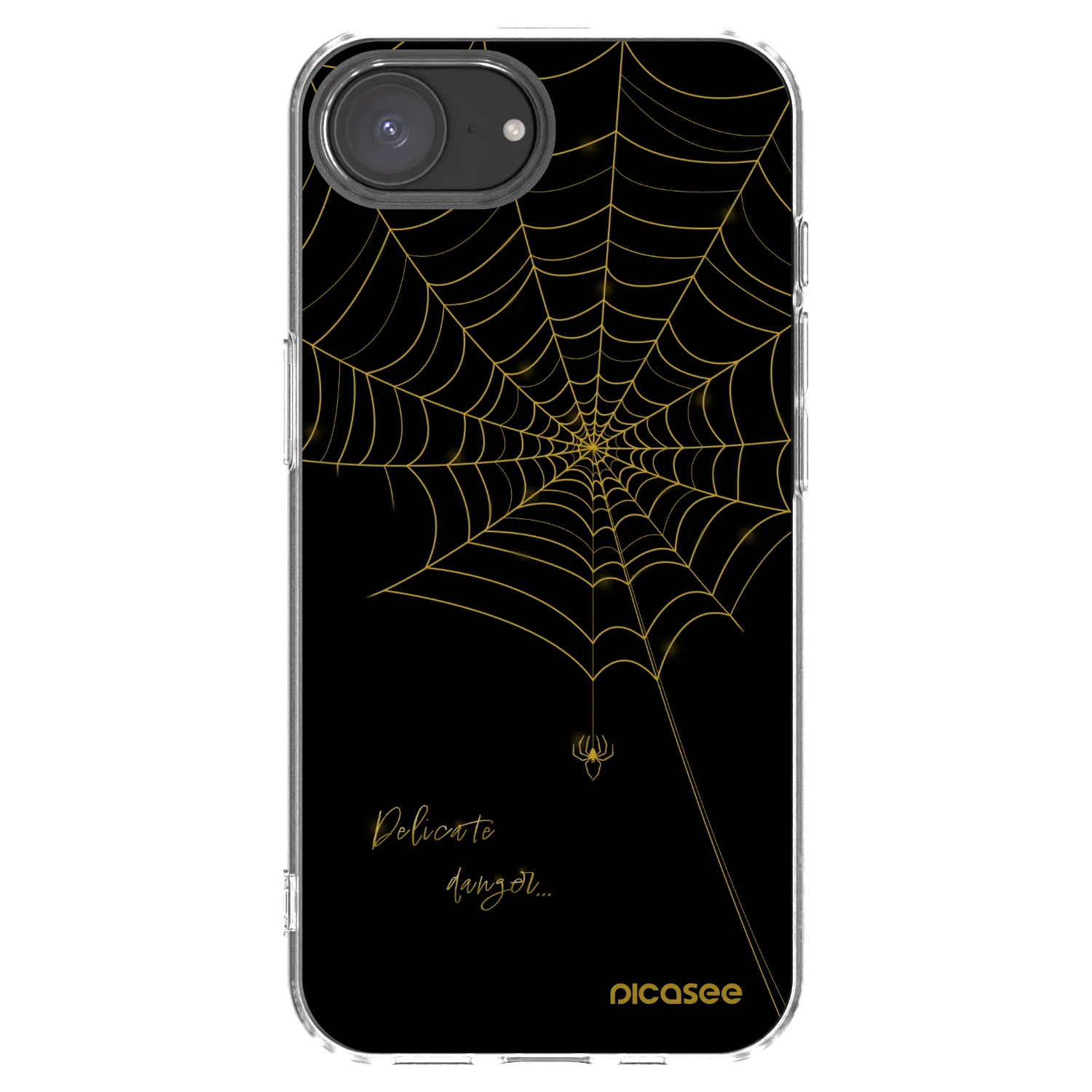 Picasee διαφανής θήκη σιλικόνης Apple iPhone 16e - Delicate danger