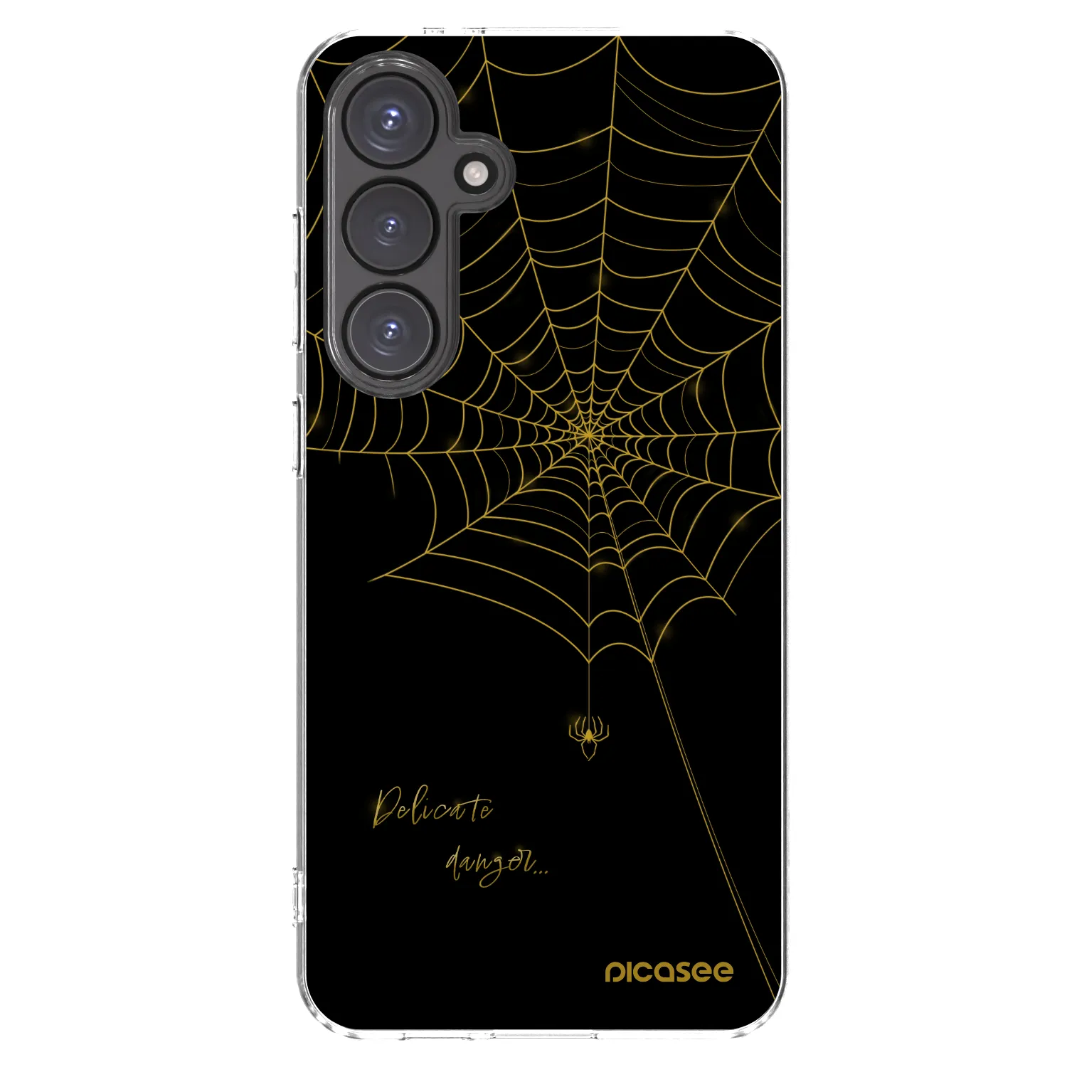Picasee διαφανής θήκη σιλικόνης Samsung Galaxy S24 FE S721B - Delicate danger