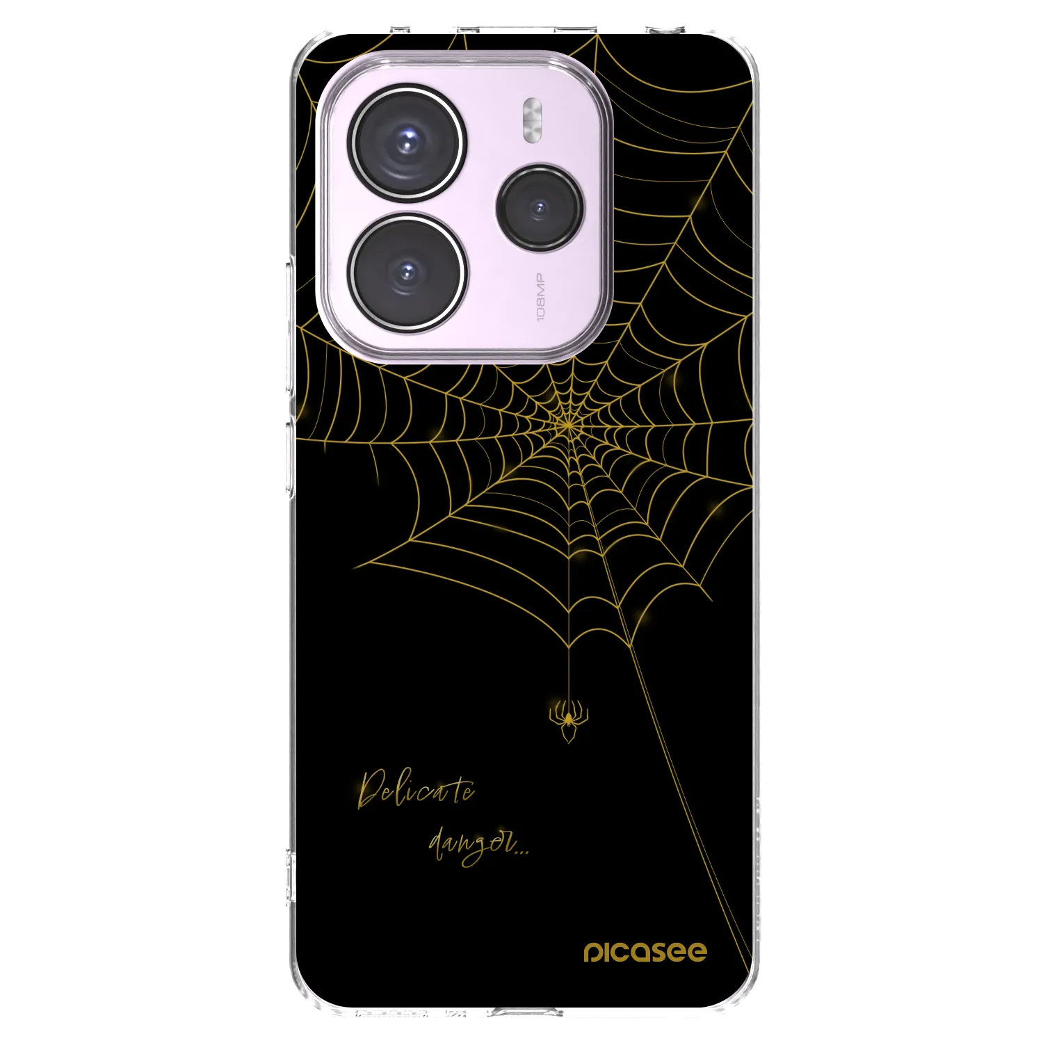 Picasee διαφανής θήκη σιλικόνης Xiaomi Redmi Note 14 5G - Delicate danger