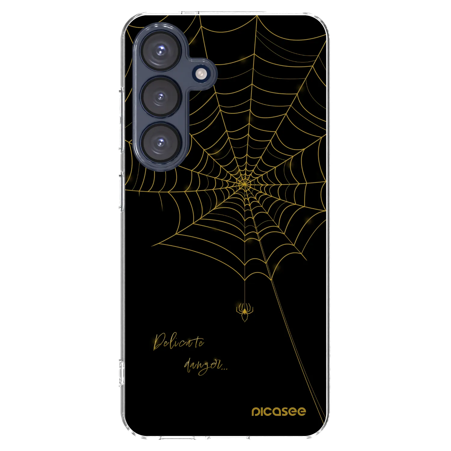Picasee διαφανής θήκη σιλικόνης Samsung Galaxy S25 5G - Delicate danger