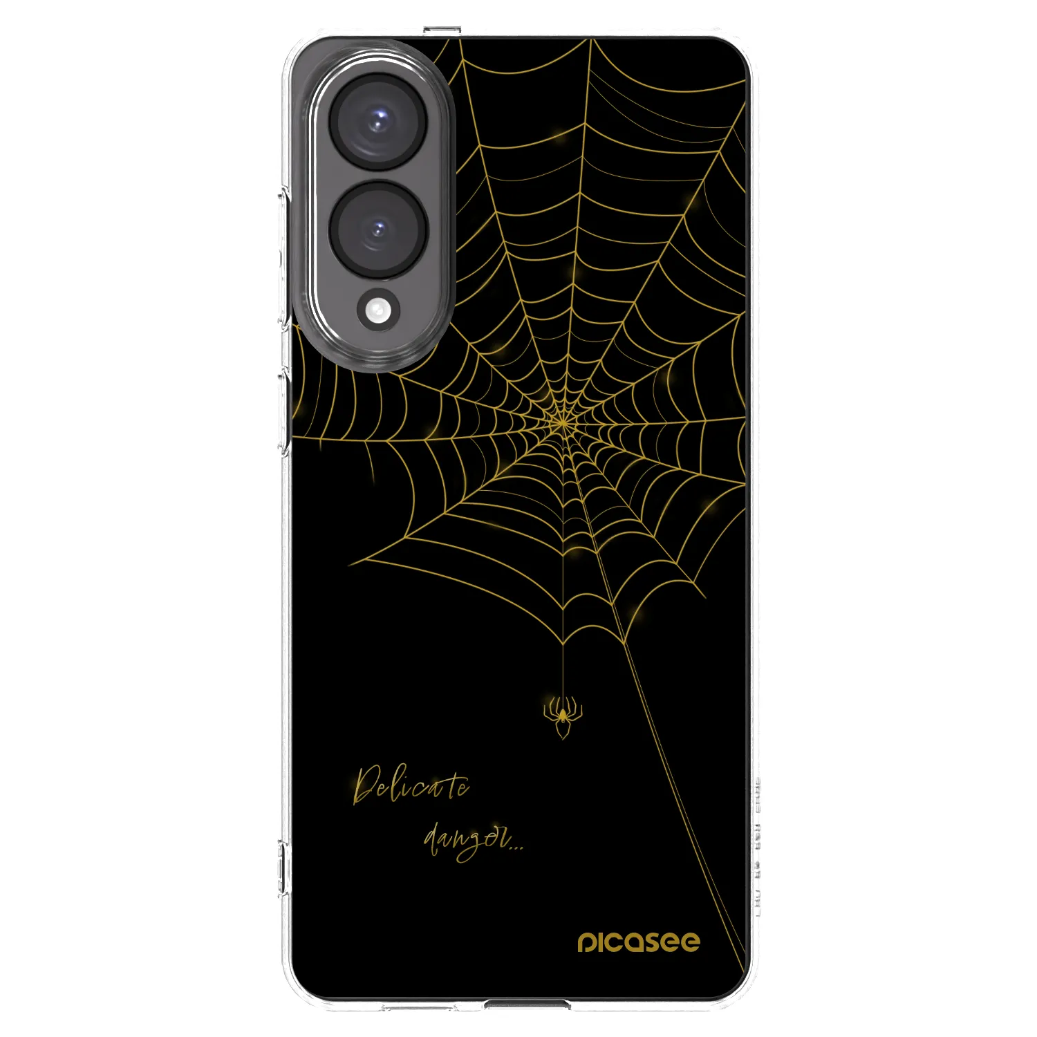 Picasee διαφανής θήκη σιλικόνης Samsung Galaxy S25 Edge 5G - Delicate danger