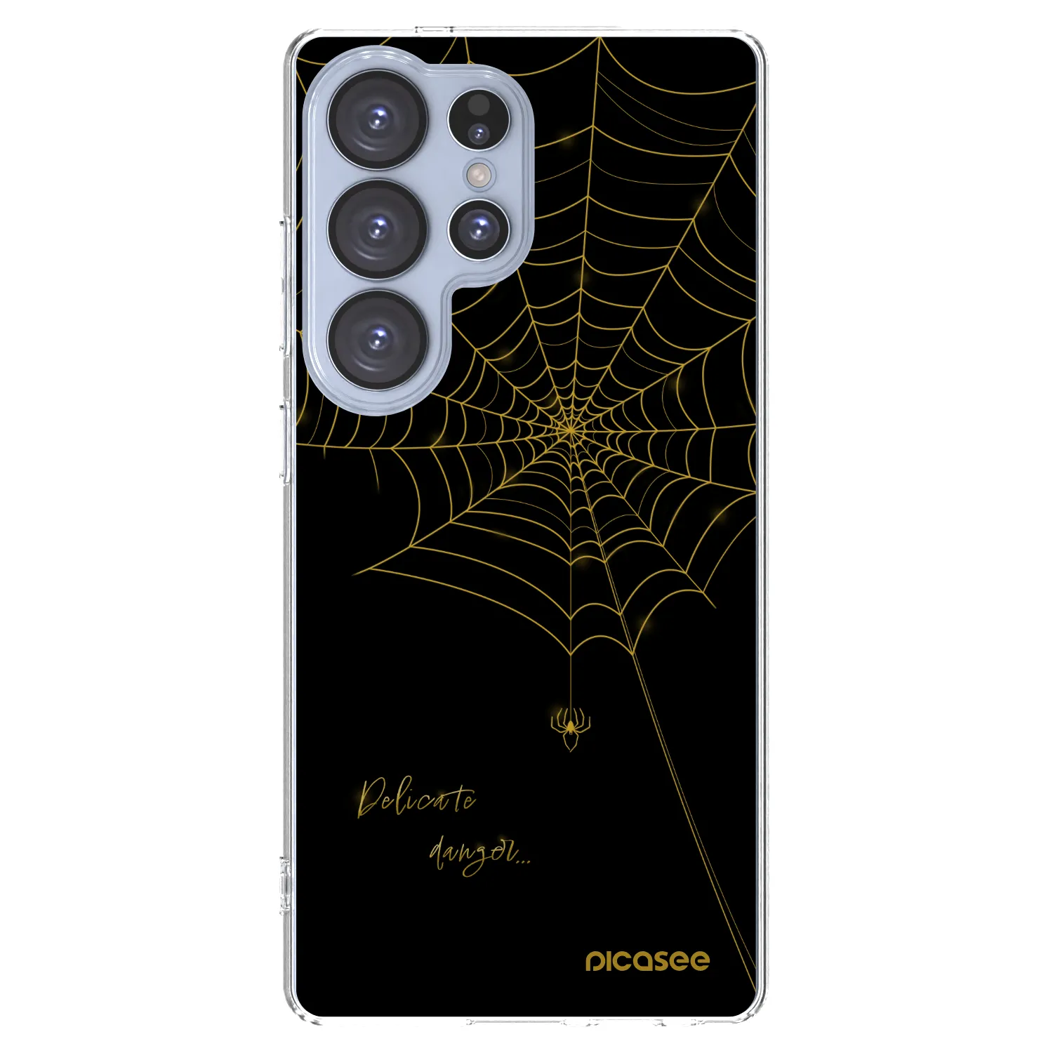 Picasee διαφανής θήκη σιλικόνης Samsung Galaxy S25 Ultra 5G - Delicate danger
