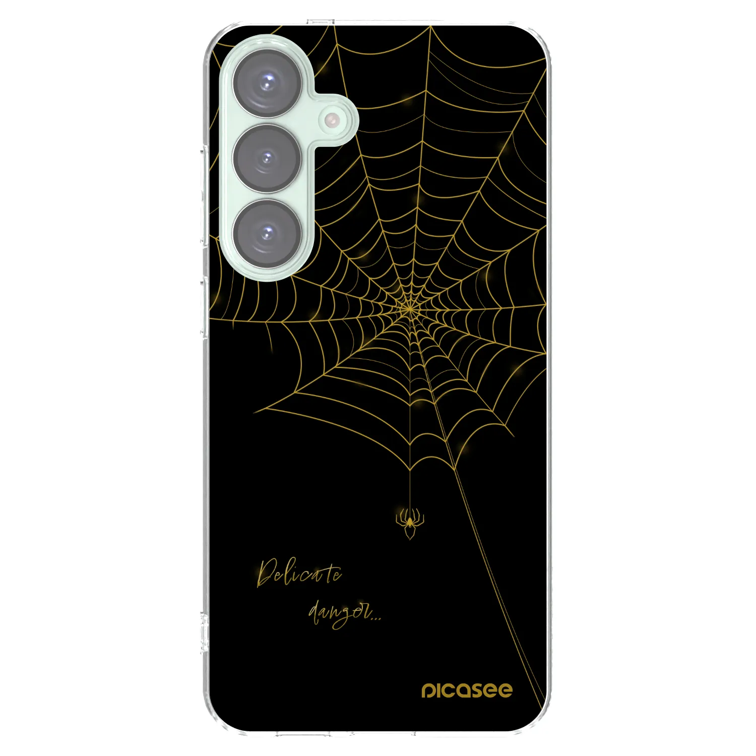 Picasee διαφανής θήκη σιλικόνης Samsung Galaxy S25+ 5G - Delicate danger