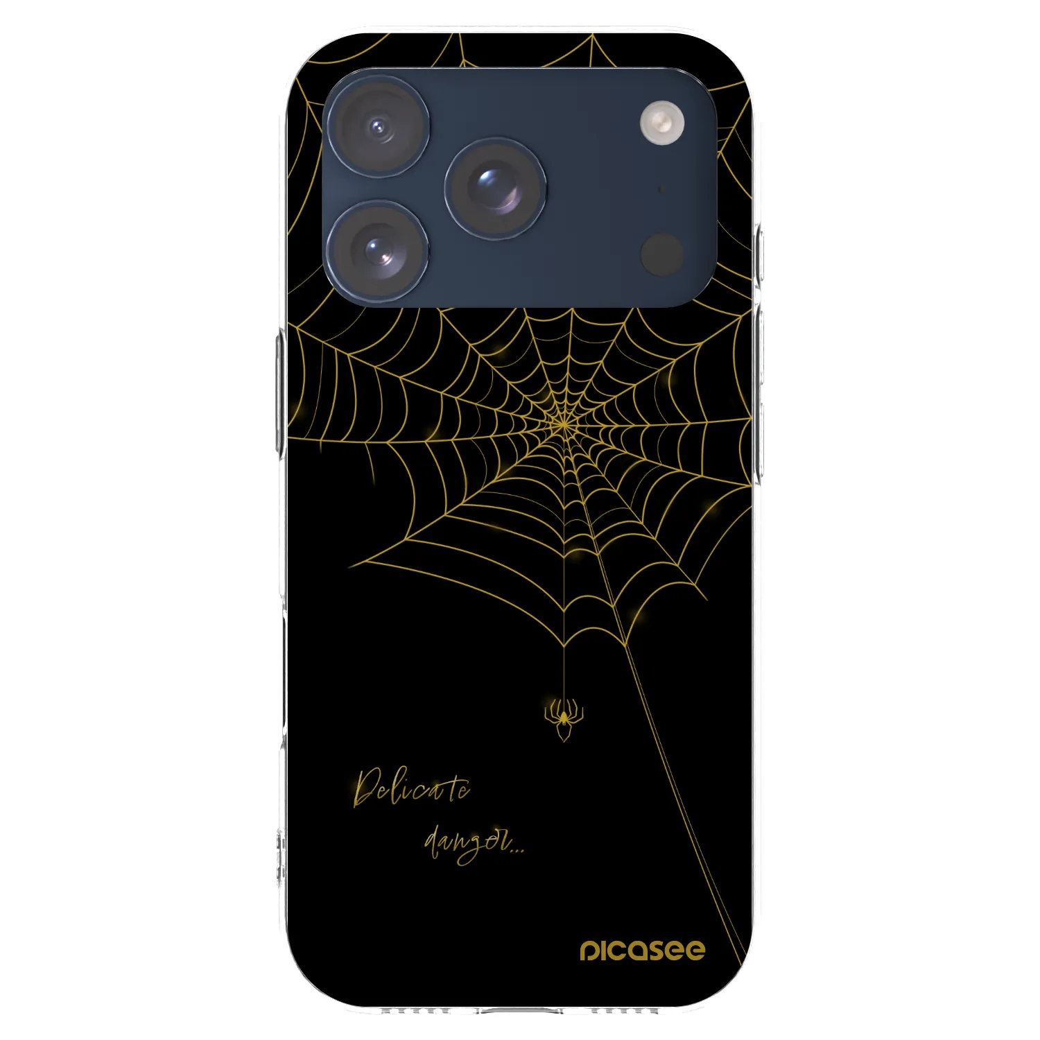 Picasee διαφανής θήκη σιλικόνης Apple iPhone 17 Pro - Delicate danger