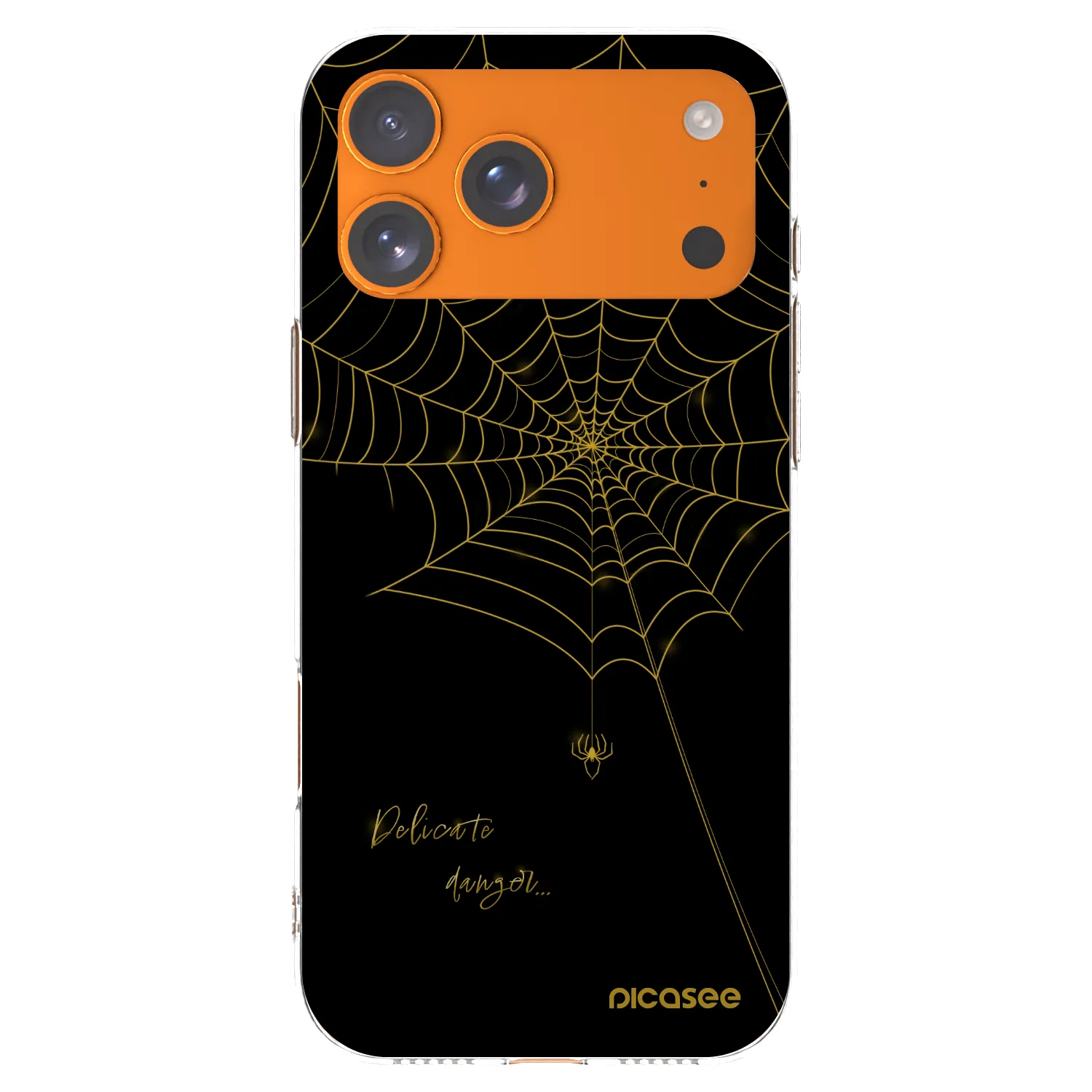 Picasee διαφανής θήκη σιλικόνης Apple iPhone 17 Pro Max - Delicate danger