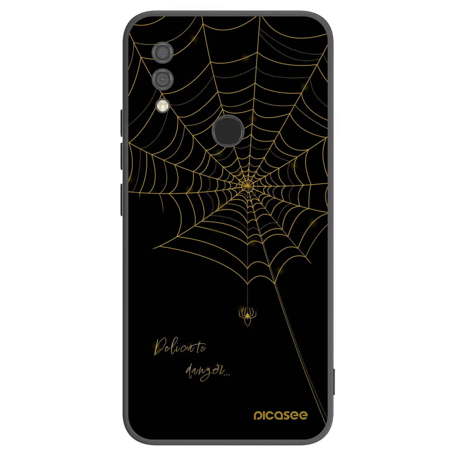 Picasee Μαύρη θήκη σιλικόνης για Xiaomi Redmi 7 - Delicate danger