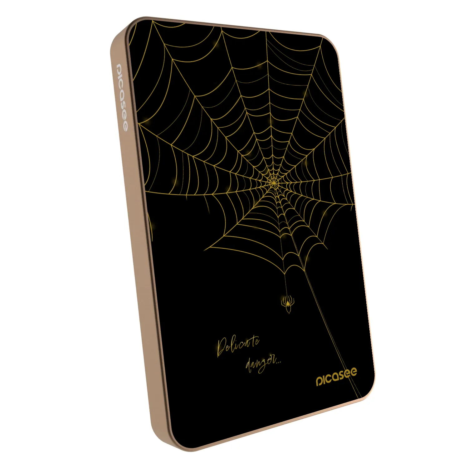 Picasee Powerbank με MagSafe 5 000 mAh Χρυσαφένιος - Delicate danger