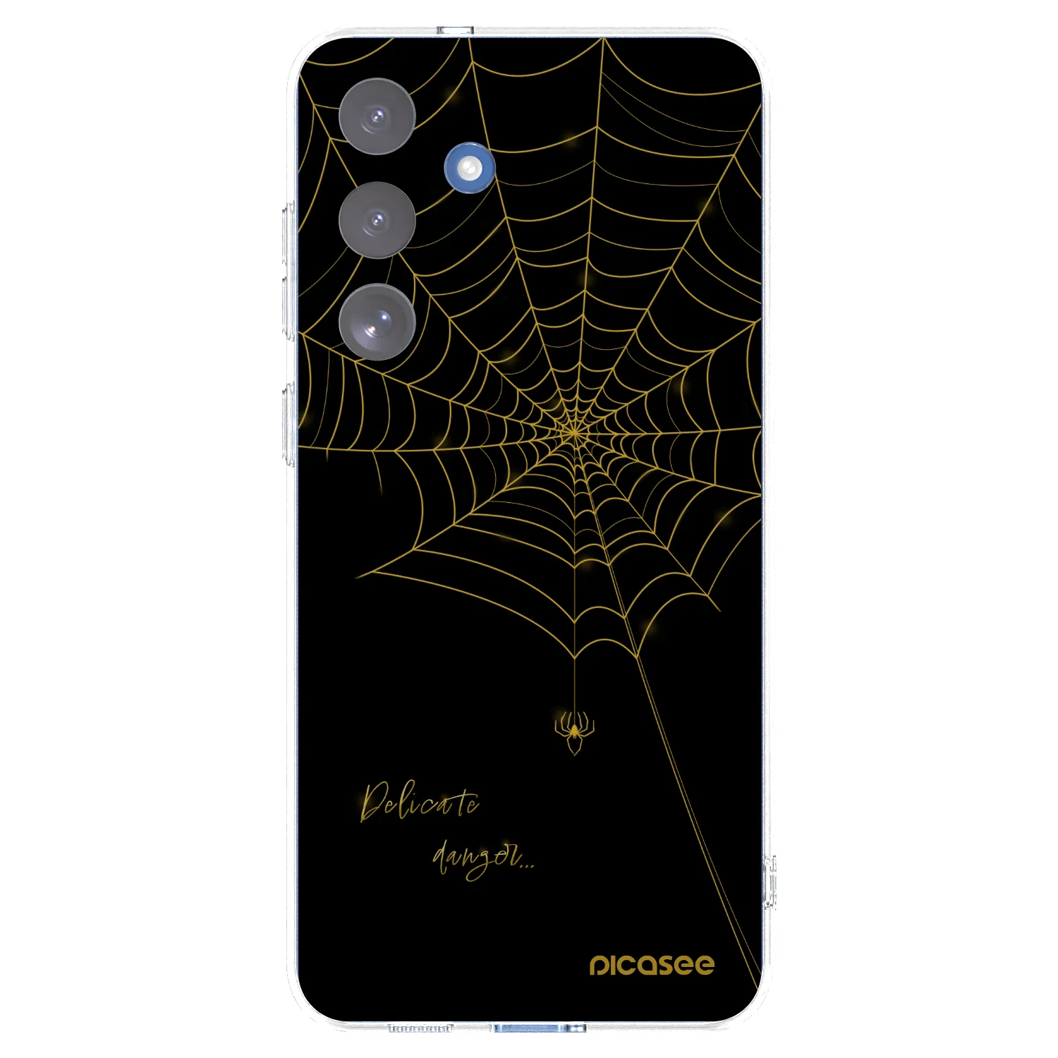 Picasee διαφανής θήκη σιλικόνης Samsung Galaxy S25 FE 5G - Delicate danger