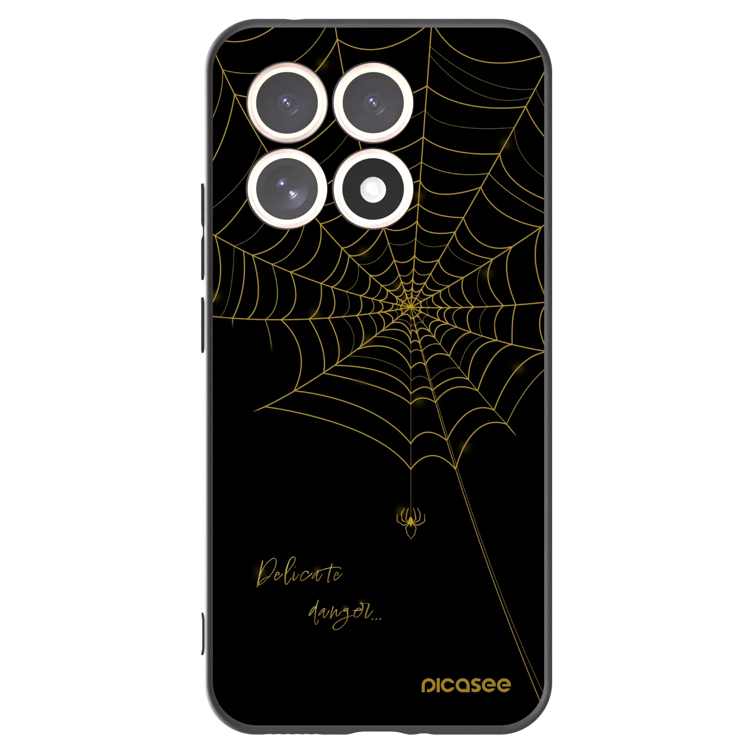 Picasee Μαύρη θήκη σιλικόνης για Xiaomi 15T - Delicate danger