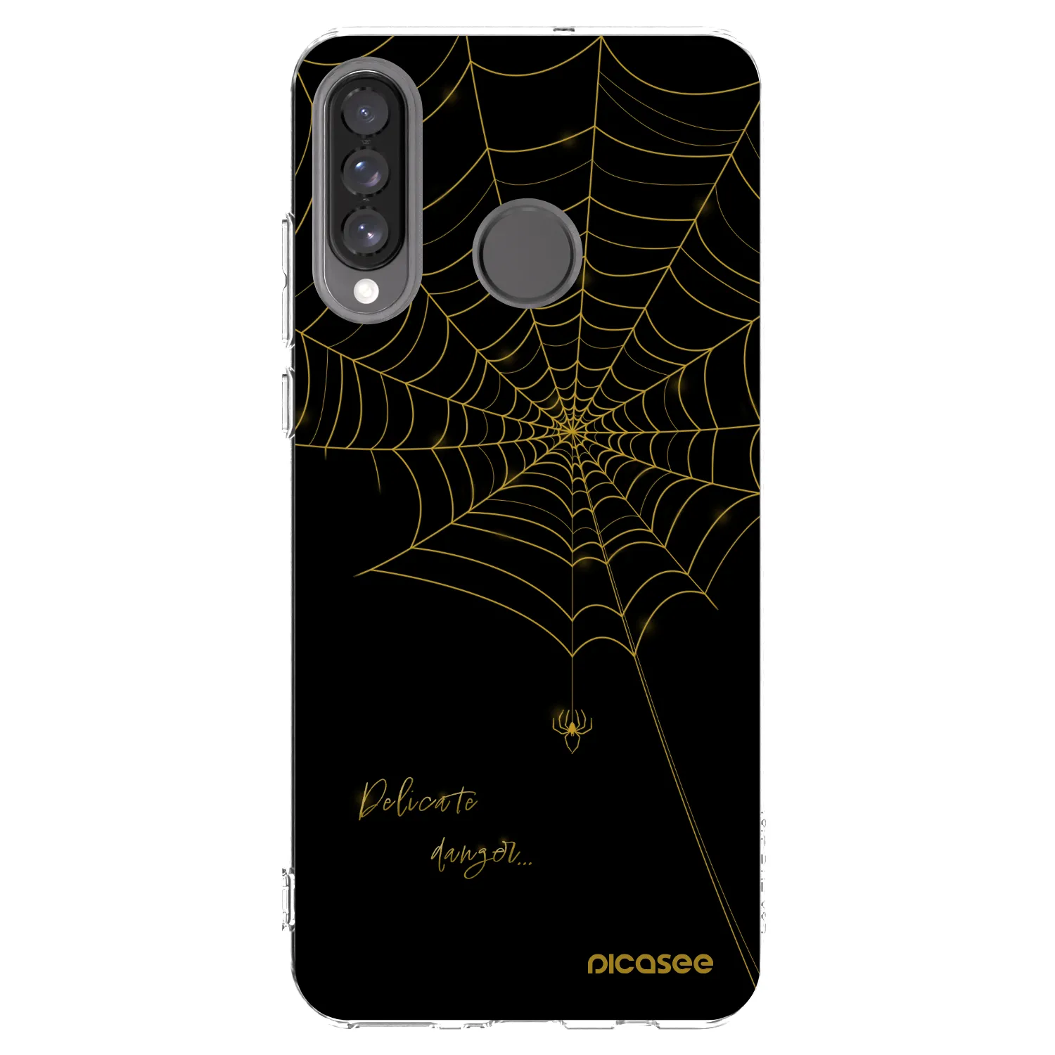 Picasee διαφανής θήκη σιλικόνης Huawei P30 Lite - Delicate danger