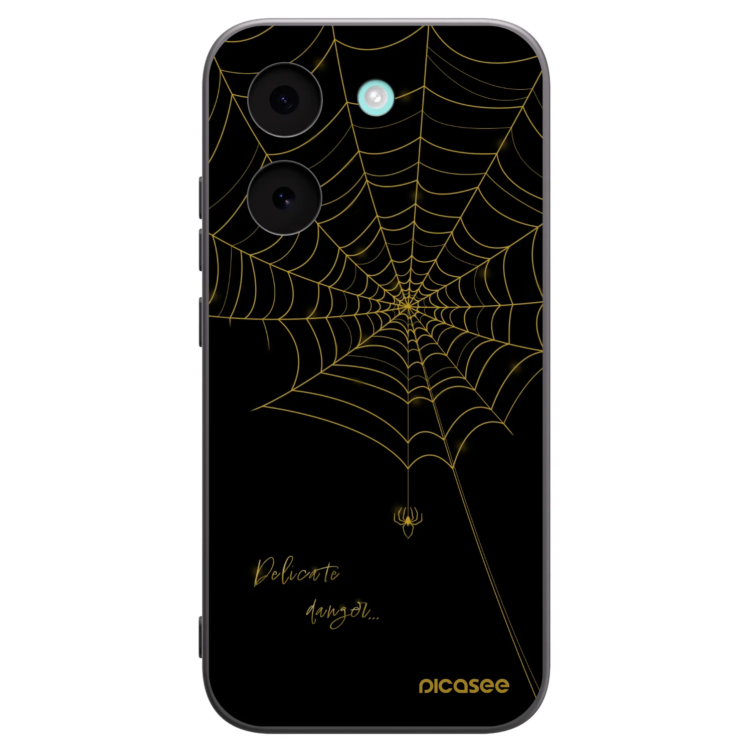Picasee Μαύρη θήκη σιλικόνης για Xiaomi Poco X8 Pro - Delicate danger