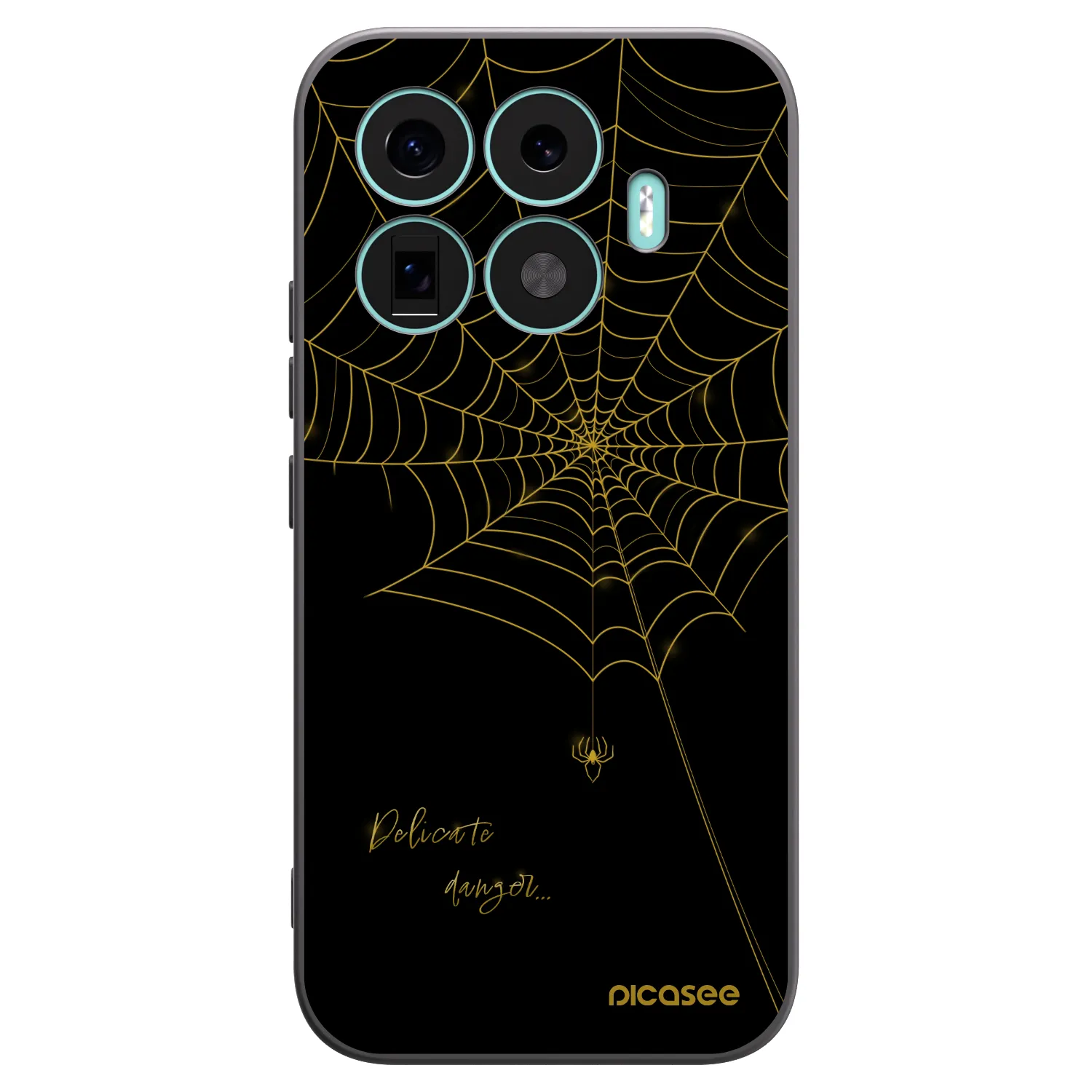 Picasee Μαύρη θήκη σιλικόνης για Xiaomi 17T - Delicate danger