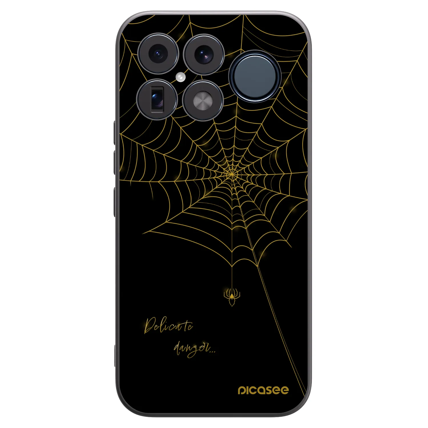 Picasee Μαύρη θήκη σιλικόνης για Xiaomi Poco F8 Ultra - Delicate danger