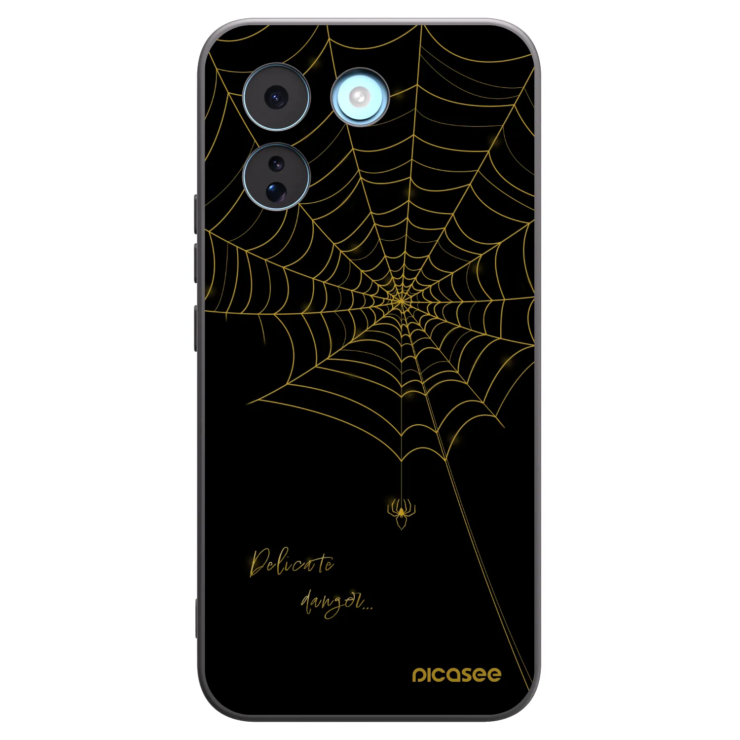 Picasee Μαύρη θήκη σιλικόνης για Xiaomi Redmi Note 17 Pro MAX 5G - Delicate danger