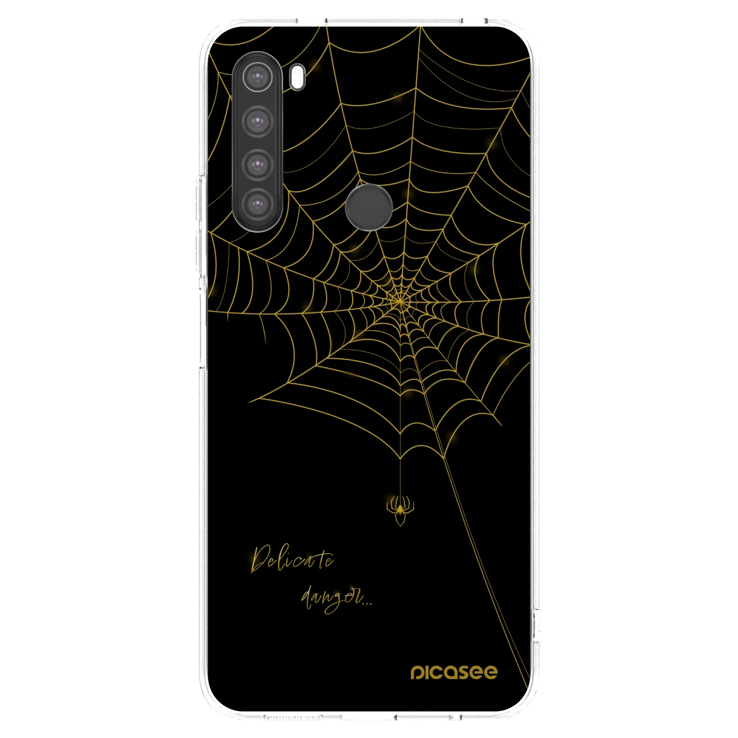 Picasee διαφανής θήκη σιλικόνης Xiaomi Redmi Note 8 - Delicate danger