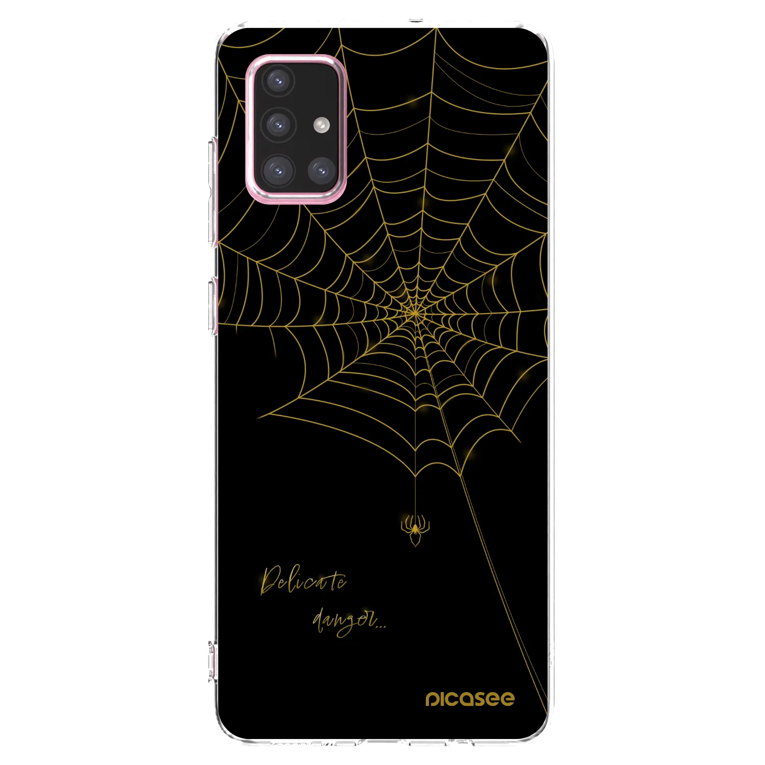 Picasee διαφανής θήκη σιλικόνης Samsung Galaxy A71 A715F - Delicate danger