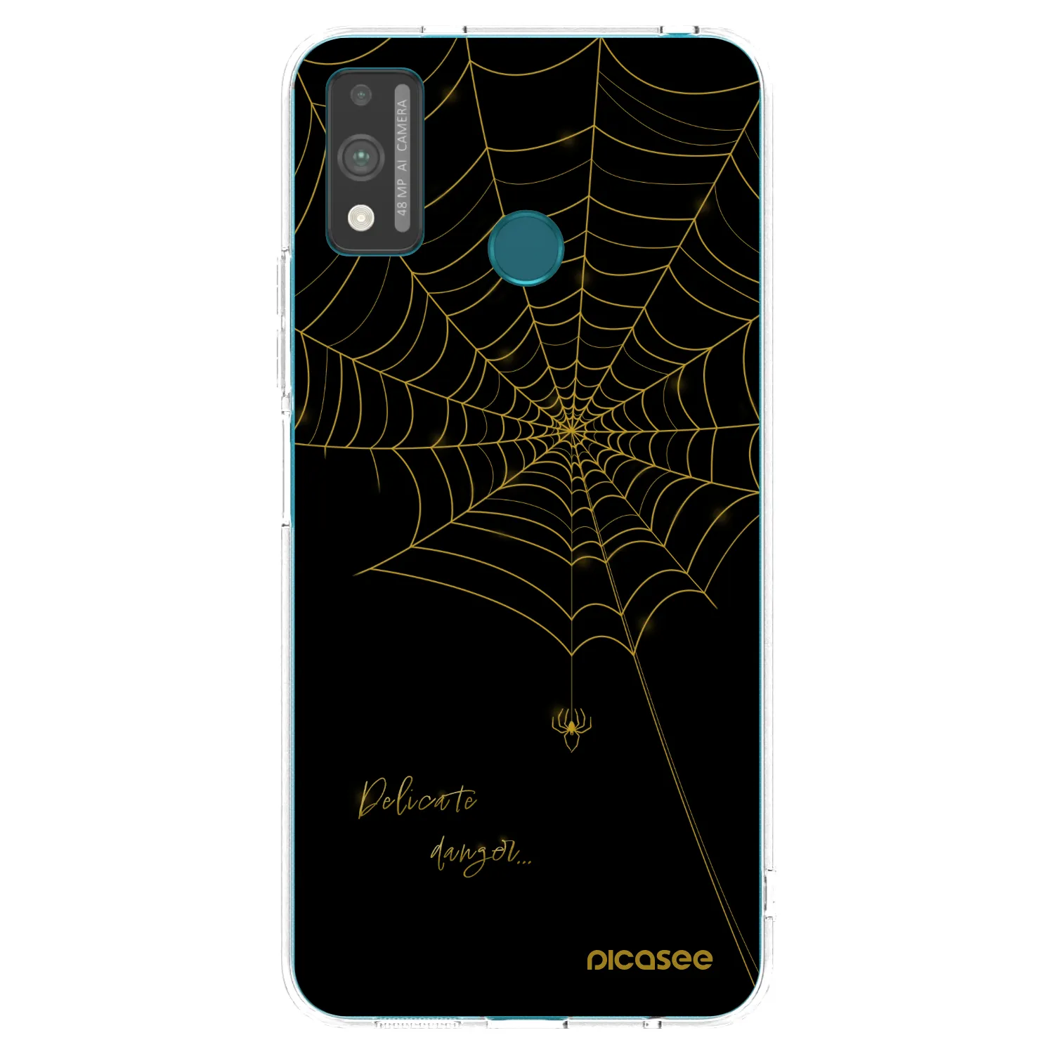 Picasee διαφανής θήκη σιλικόνης Honor 9X Lite - Delicate danger
