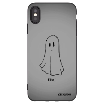 Picasee Μαύρη θήκη σιλικόνης για Apple iPhone XS Max - Ghost