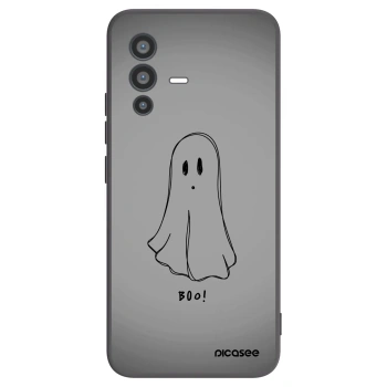 Picasee Μαύρη θήκη σιλικόνης για Vivo V23 5G - Ghost