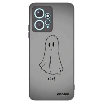 Picasee Μαύρη θήκη σιλικόνης για Xiaomi Redmi Note 12 4G - Ghost