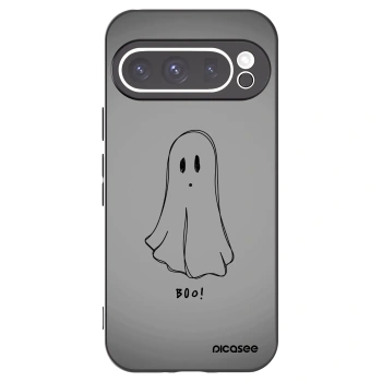 Picasee Μαύρη θήκη σιλικόνης για Google Pixel 9 Pro XL - Ghost