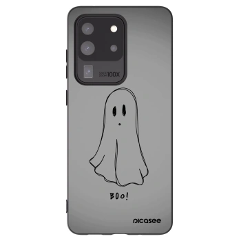 Picasee Μαύρη θήκη σιλικόνης για Samsung Galaxy S20 Ultra 5G G988F - Ghost