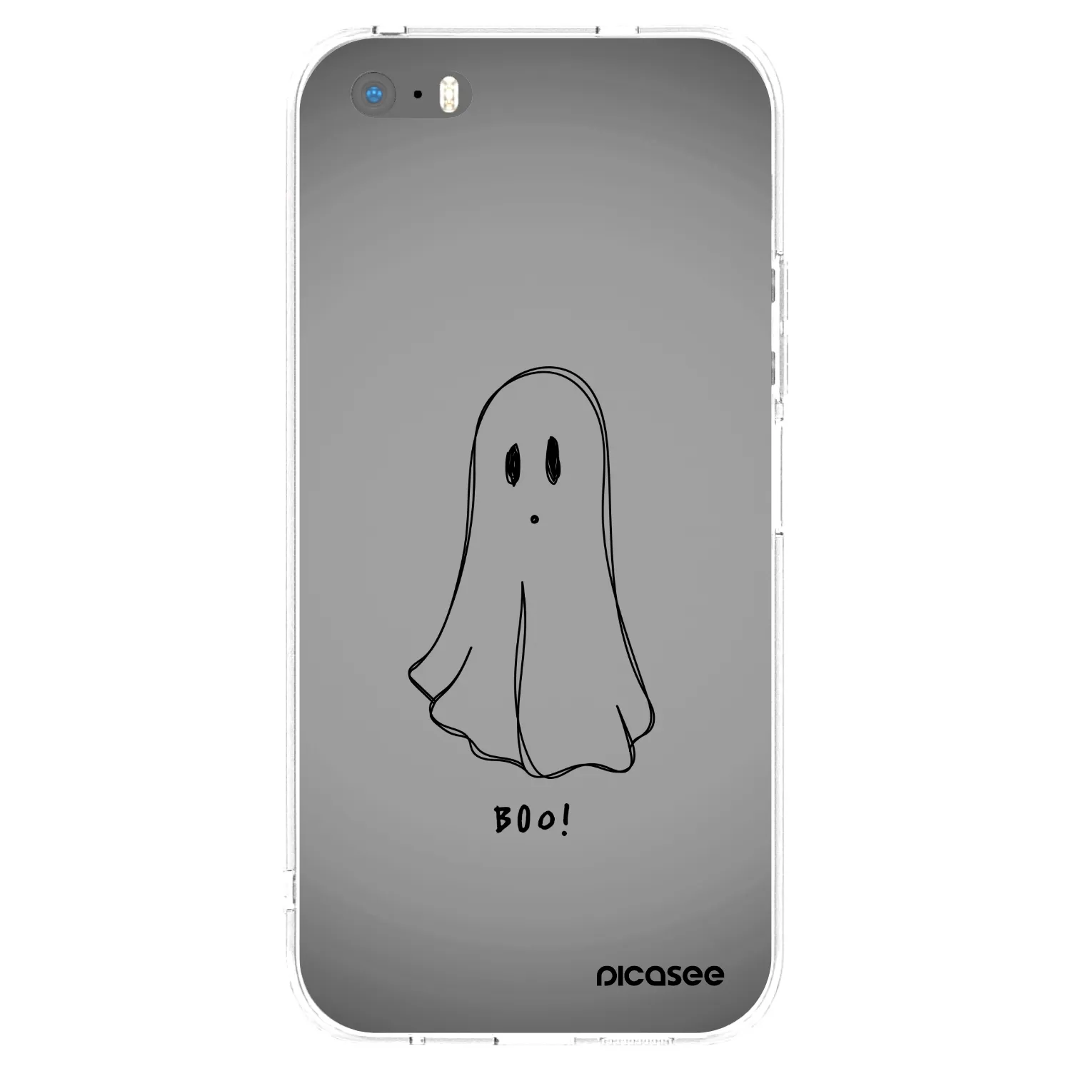 Picasee διαφανής θήκη σιλικόνης Apple iPhone 5/5S/SE - Ghost