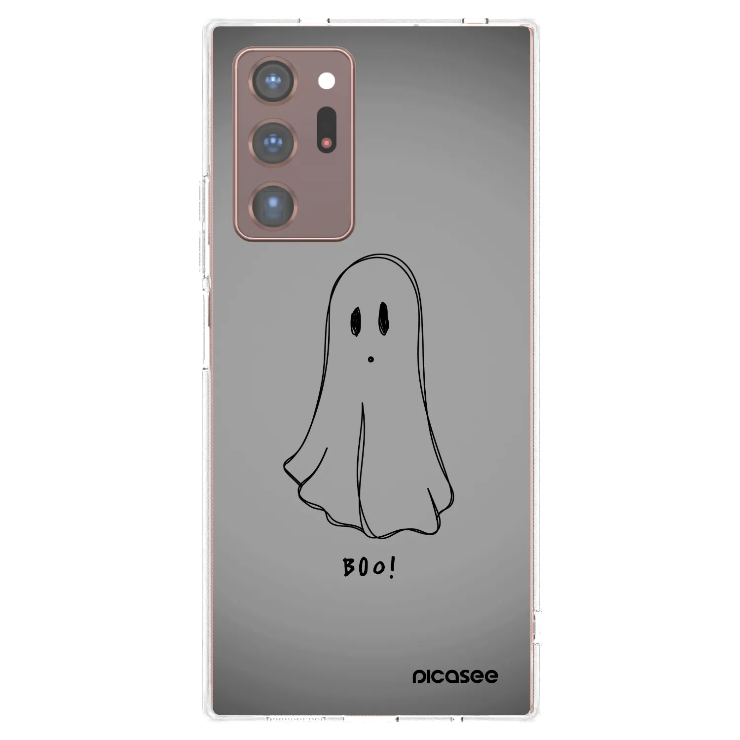 Picasee διαφανής θήκη σιλικόνης Samsung Galaxy Note 20 Ultra - Ghost