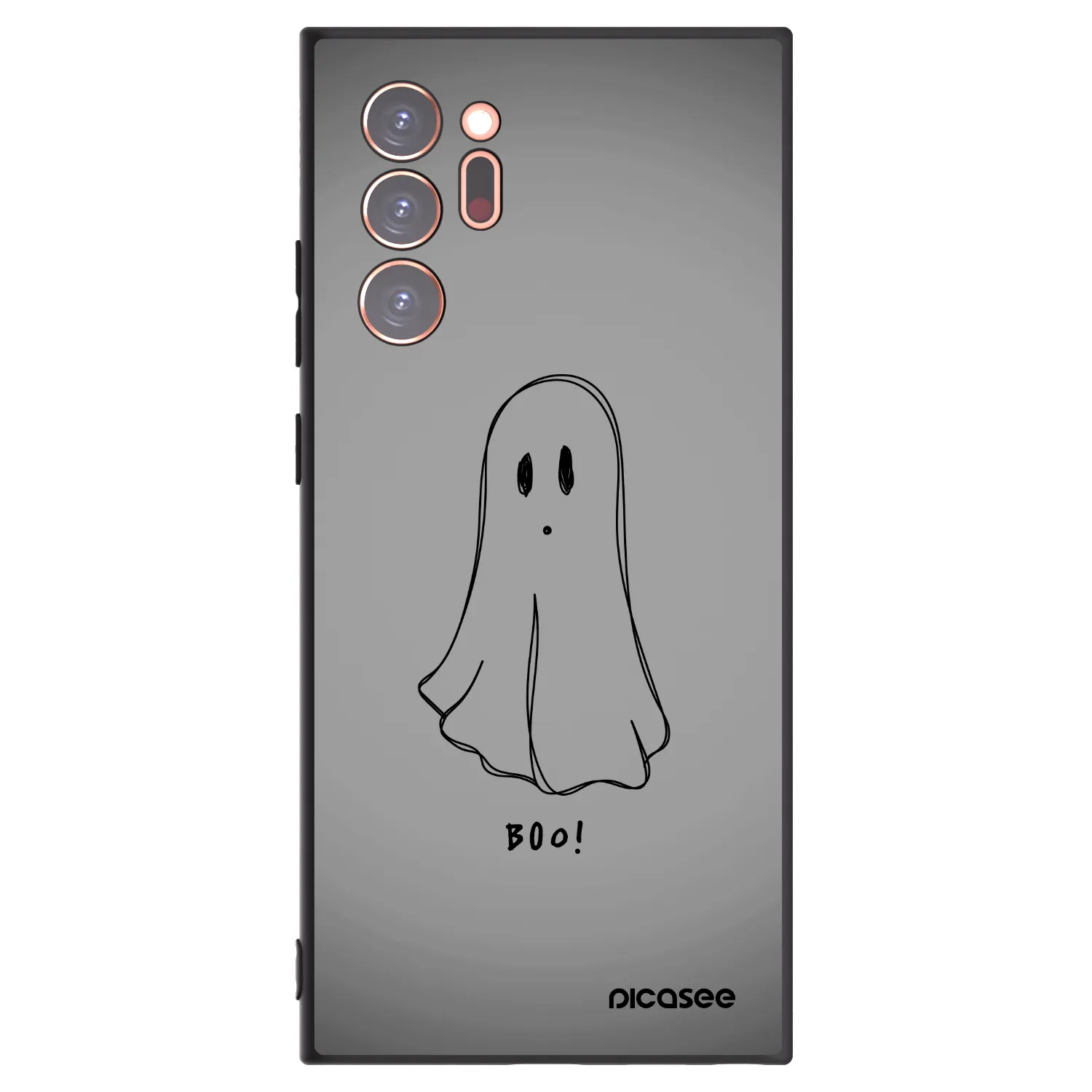 Picasee Μαύρη θήκη σιλικόνης για Samsung Galaxy Note 20 Ultra - Ghost