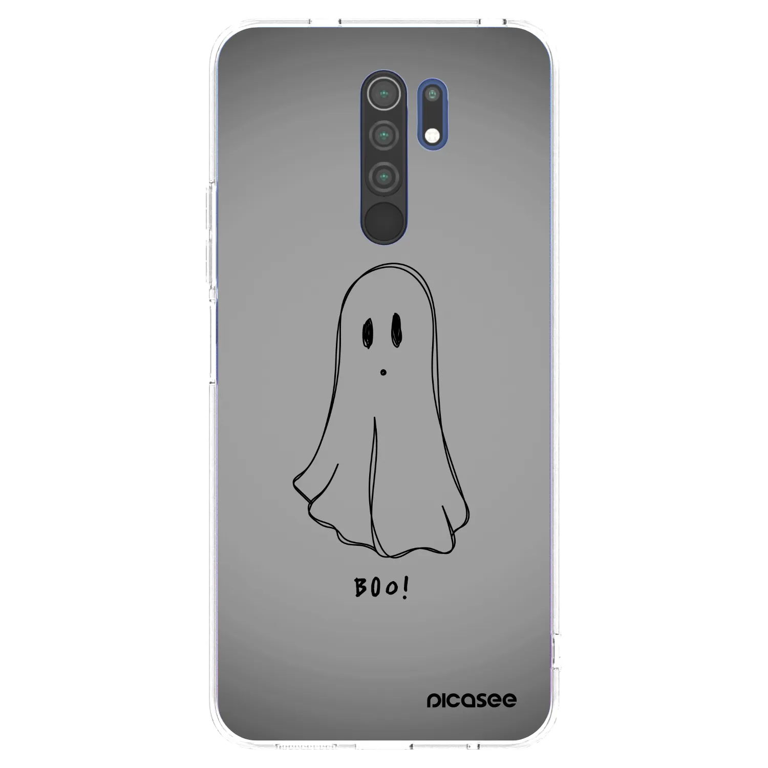 Picasee διαφανής θήκη σιλικόνης Xiaomi Redmi 9 - Ghost