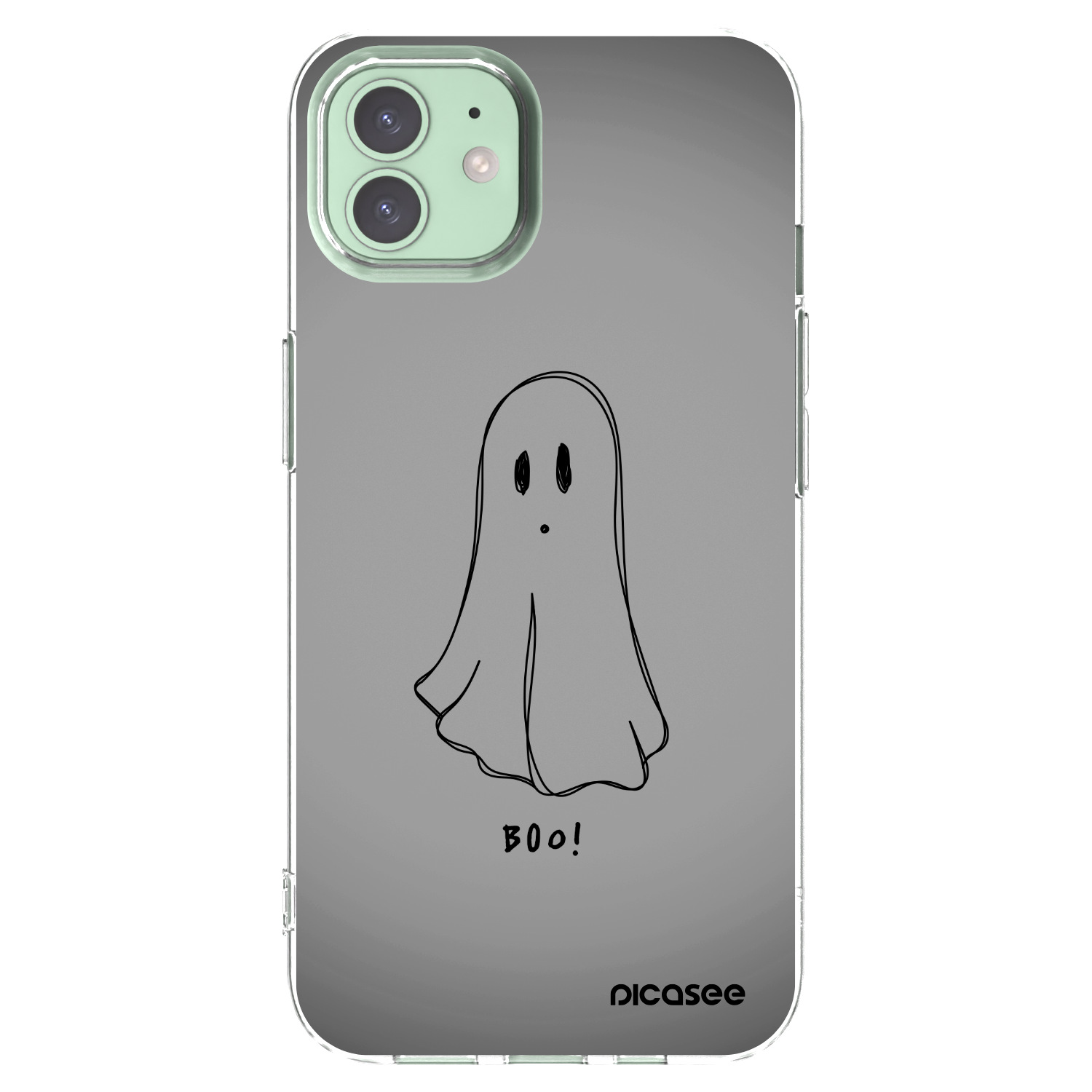 Picasee διαφανής θήκη σιλικόνης Apple iPhone 12 Pro - Ghost