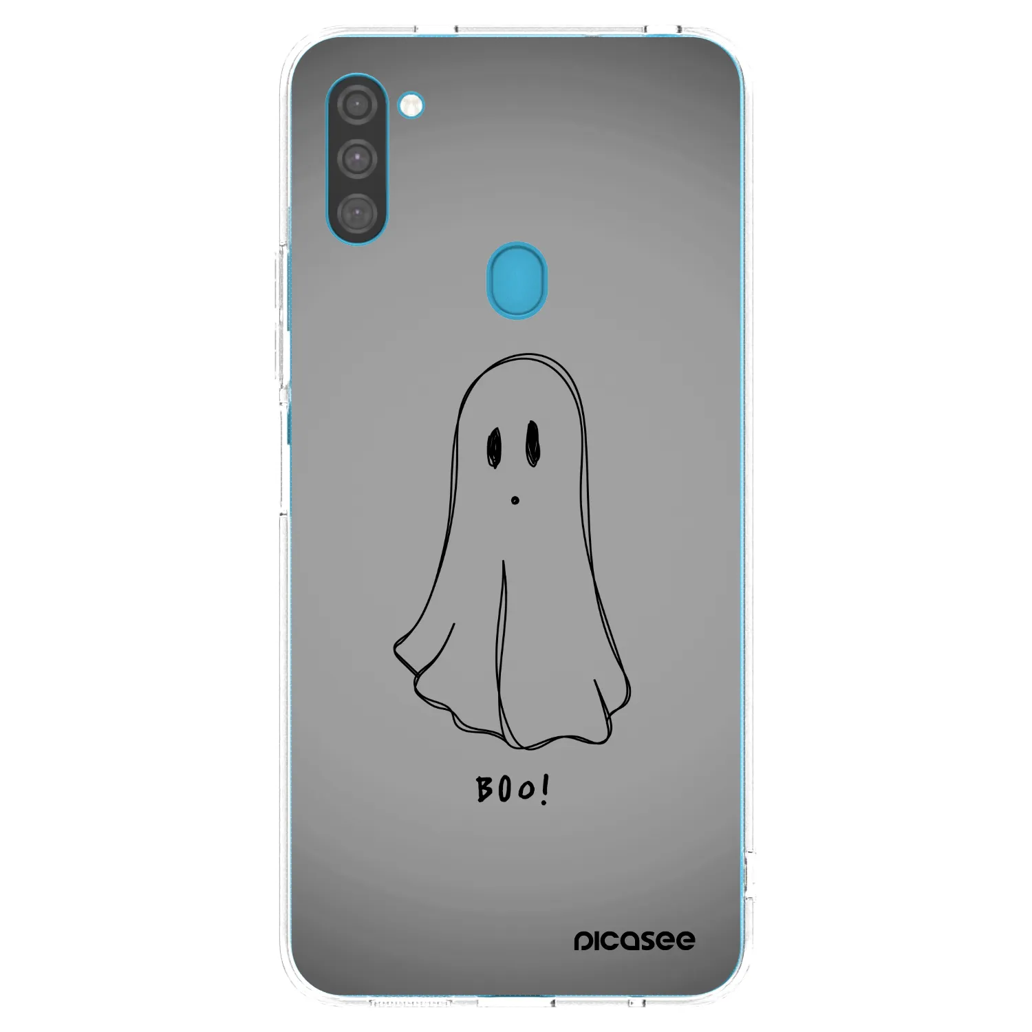 Picasee διαφανής θήκη σιλικόνης Samsung Galaxy M11 - Ghost
