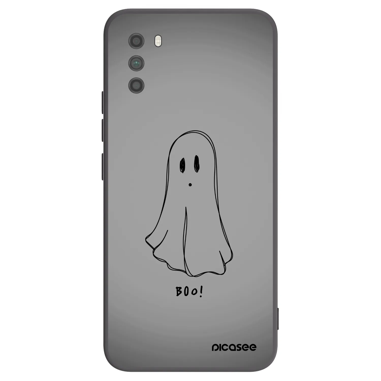 Picasee Μαύρη θήκη σιλικόνης για Xiaomi Poco M3 - Ghost