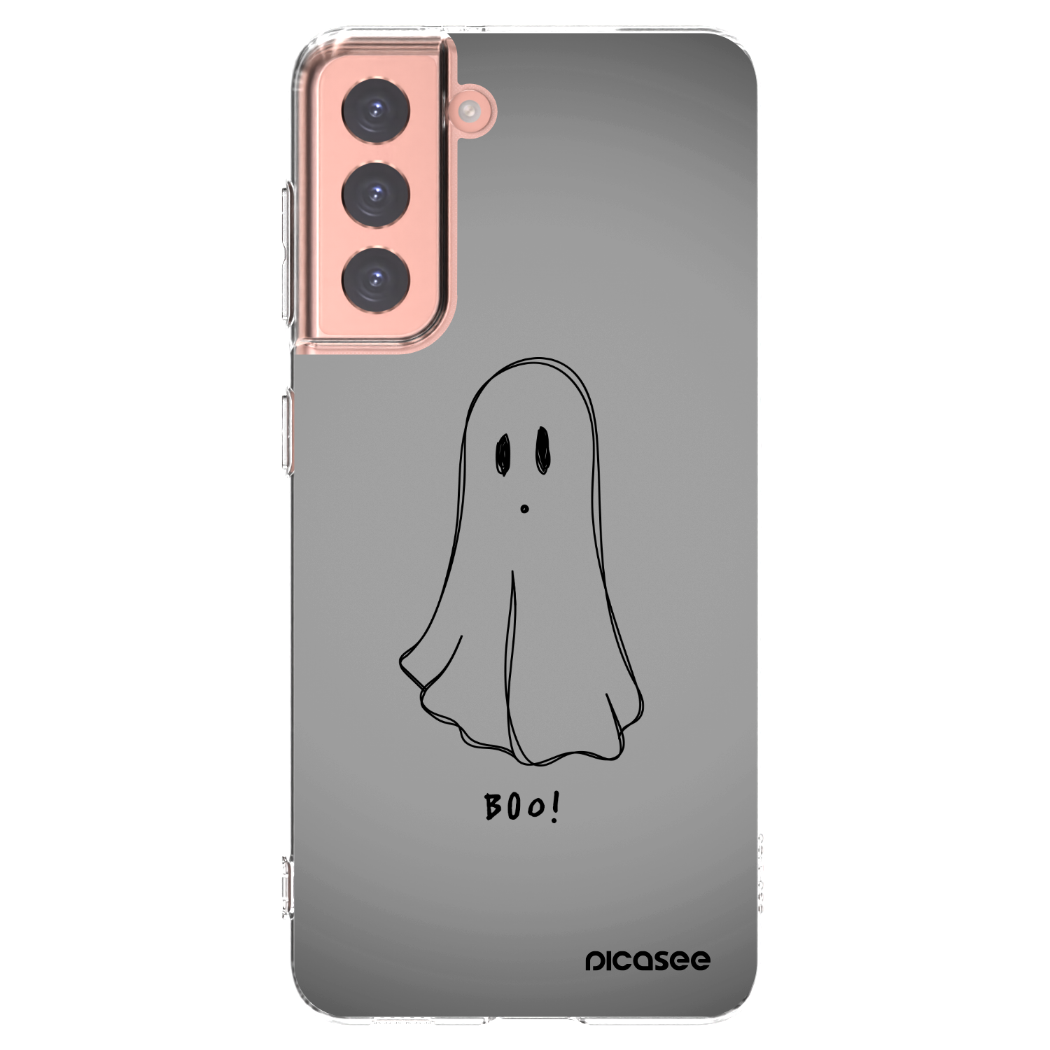 Picasee διαφανής θήκη σιλικόνης Samsung Galaxy S21 5G G991B - Ghost