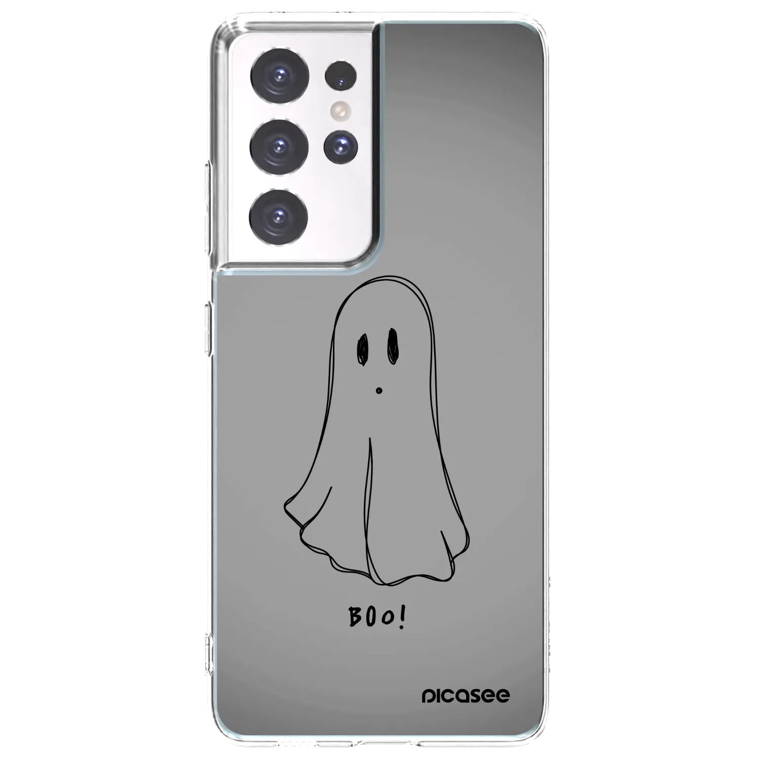 Picasee διαφανής θήκη σιλικόνης Samsung Galaxy S21 Ultra 5G G998B - Ghost