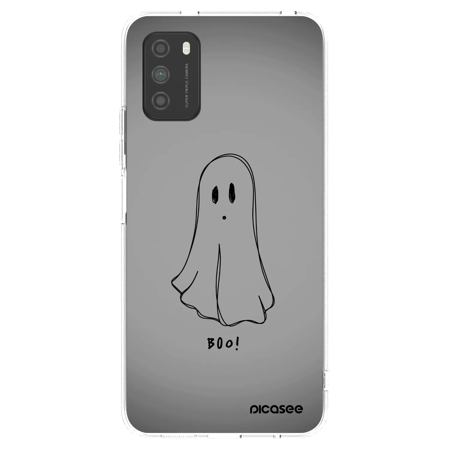 Picasee διαφανής θήκη σιλικόνης Xiaomi Poco M3 - Ghost