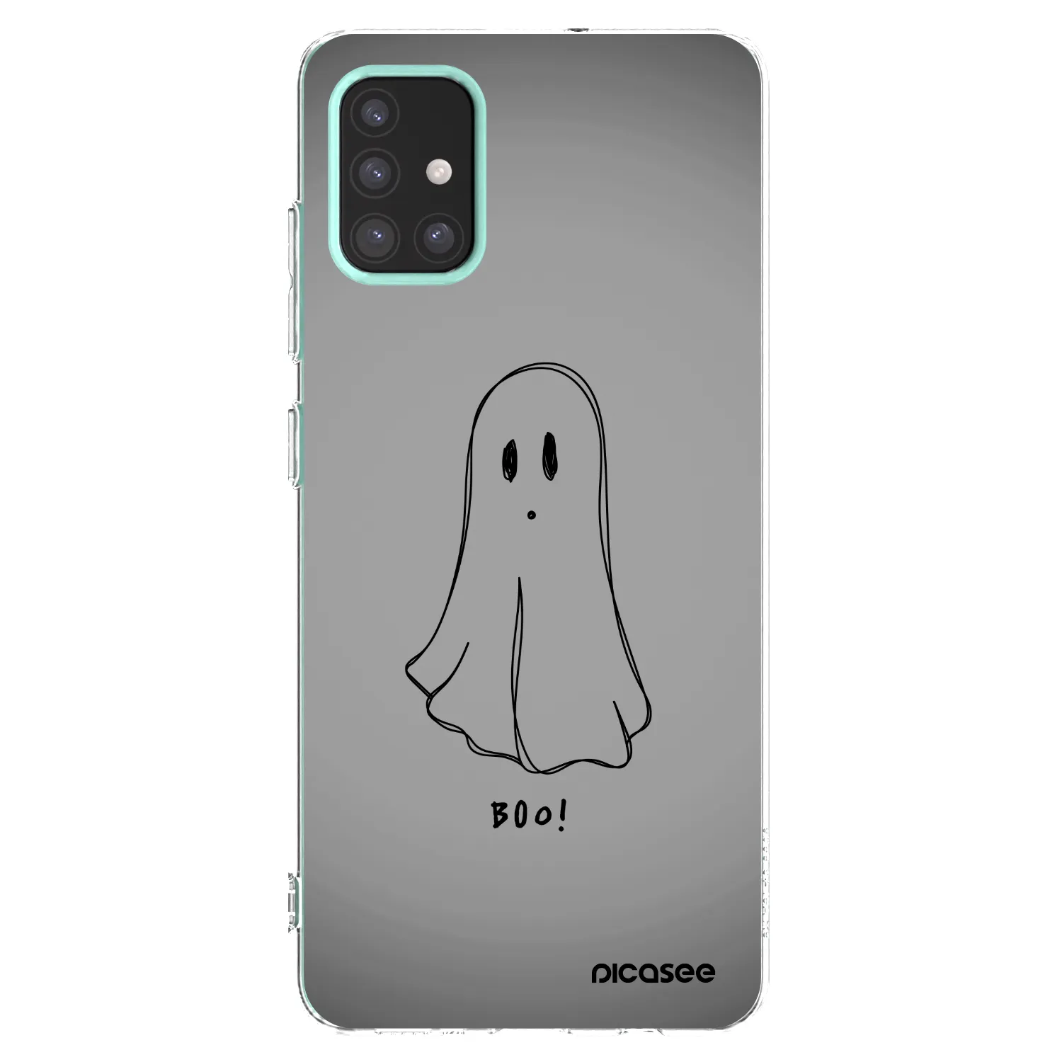 Picasee διαφανής θήκη σιλικόνης Samsung Galaxy M31s - Ghost