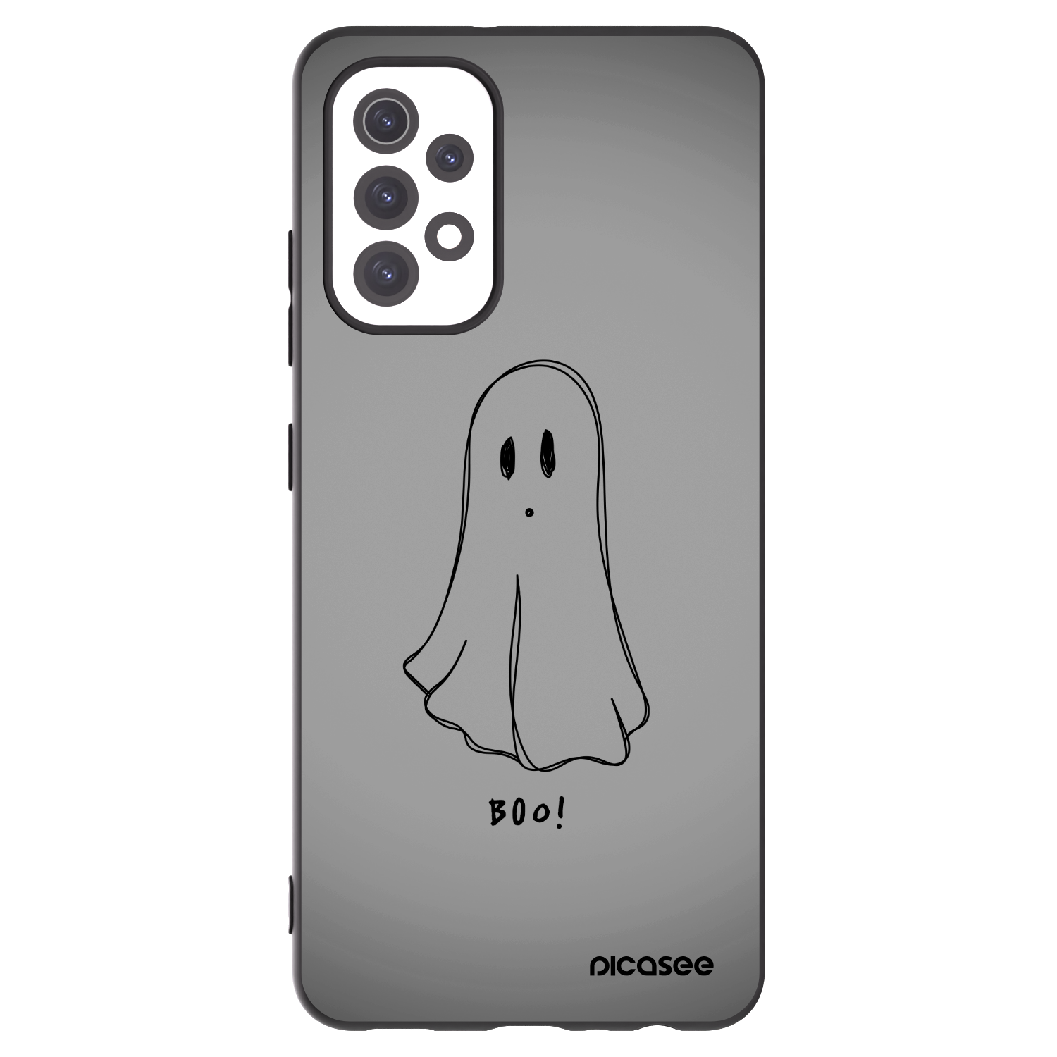 Picasee Μαύρη θήκη σιλικόνης για Samsung Galaxy A32 5G A326B - Ghost