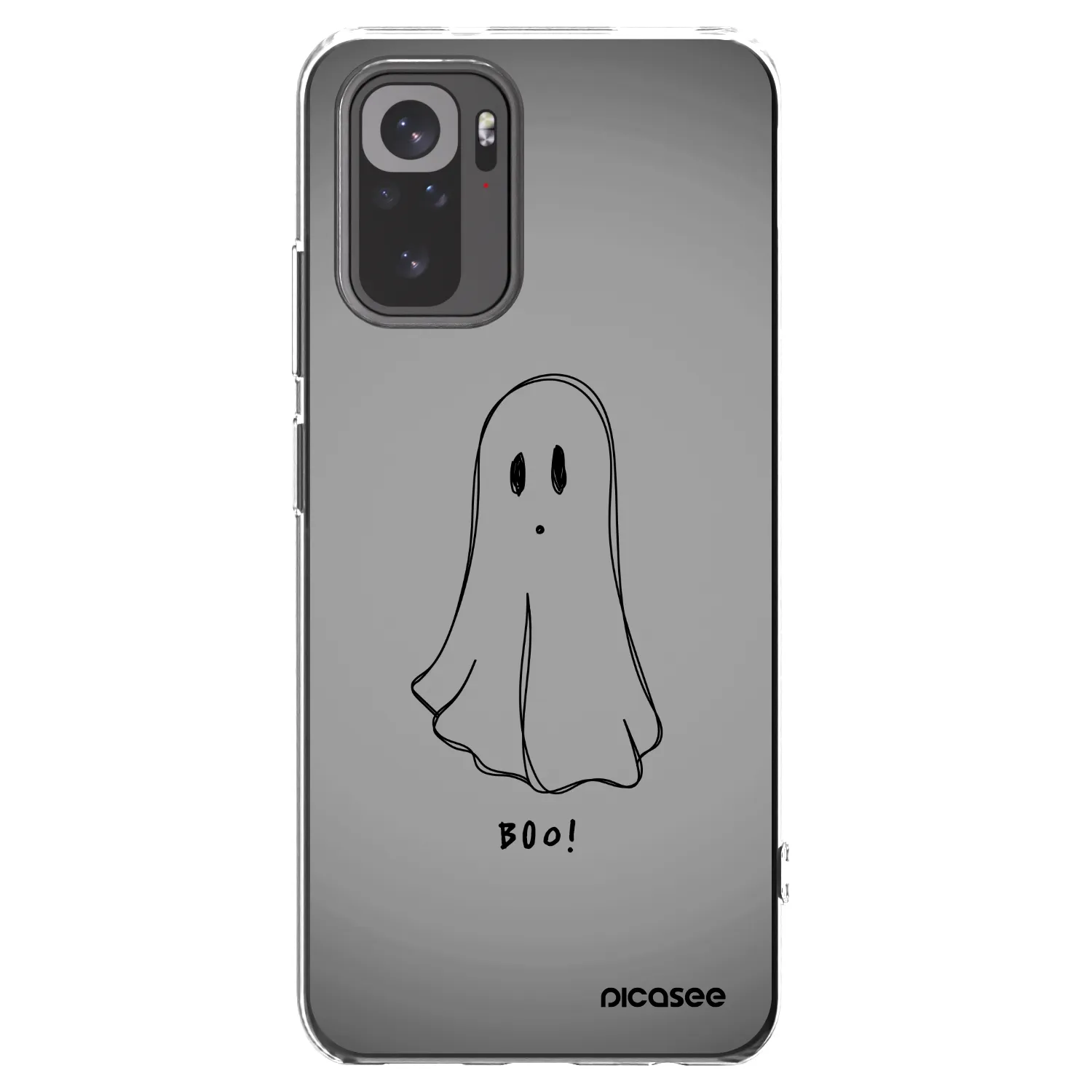 Picasee διαφανής θήκη σιλικόνης Xiaomi Redmi Note 10S - Ghost