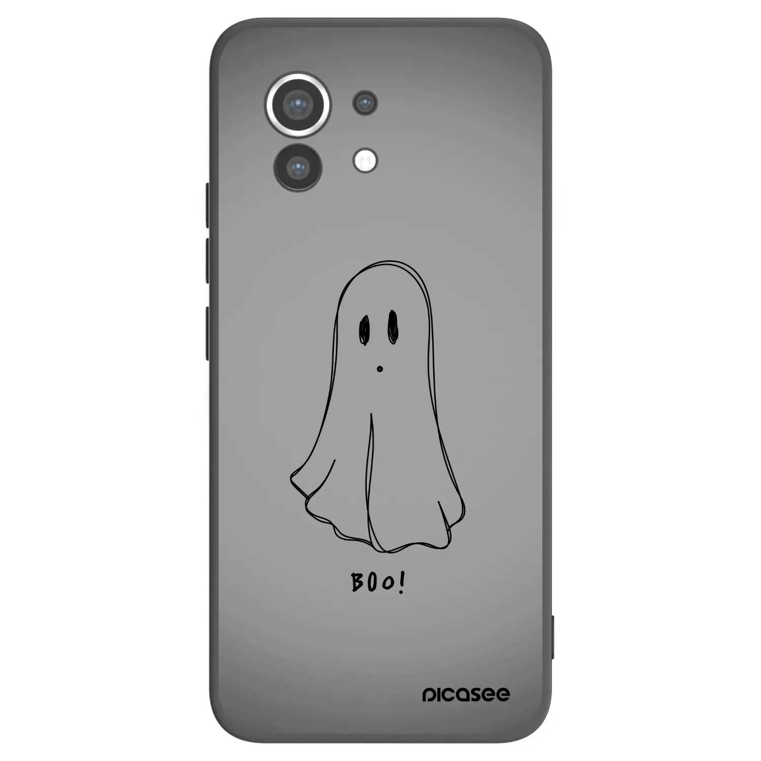 Picasee Μαύρη θήκη σιλικόνης για Xiaomi Mi 11 - Ghost