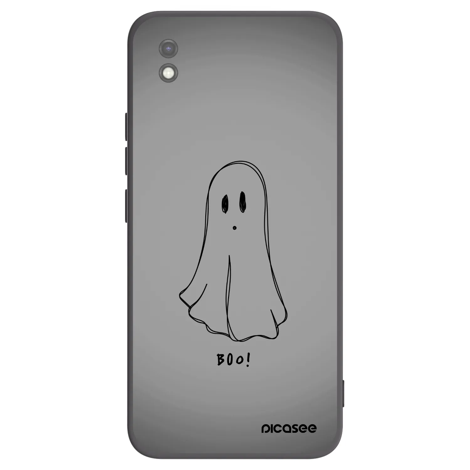 Picasee Μαύρη θήκη σιλικόνης για Xiaomi Redmi 9AT - Ghost