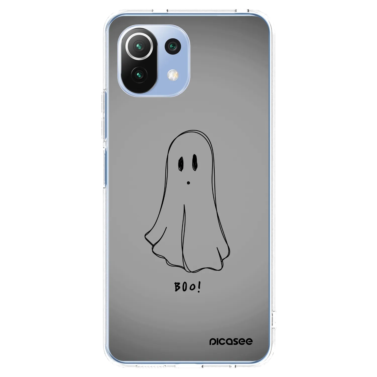 Picasee διαφανής θήκη σιλικόνης Xiaomi Mi 11 Lite - Ghost