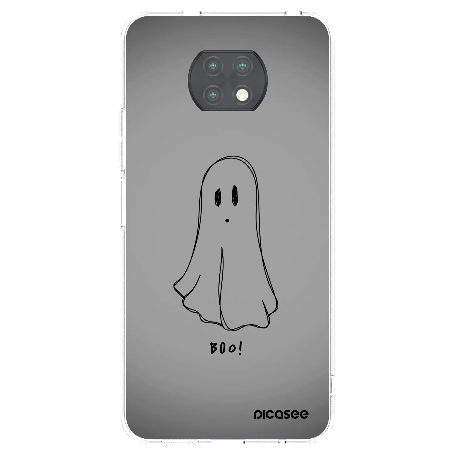 Picasee διαφανής θήκη σιλικόνης Xiaomi Redmi Note 9T - Ghost