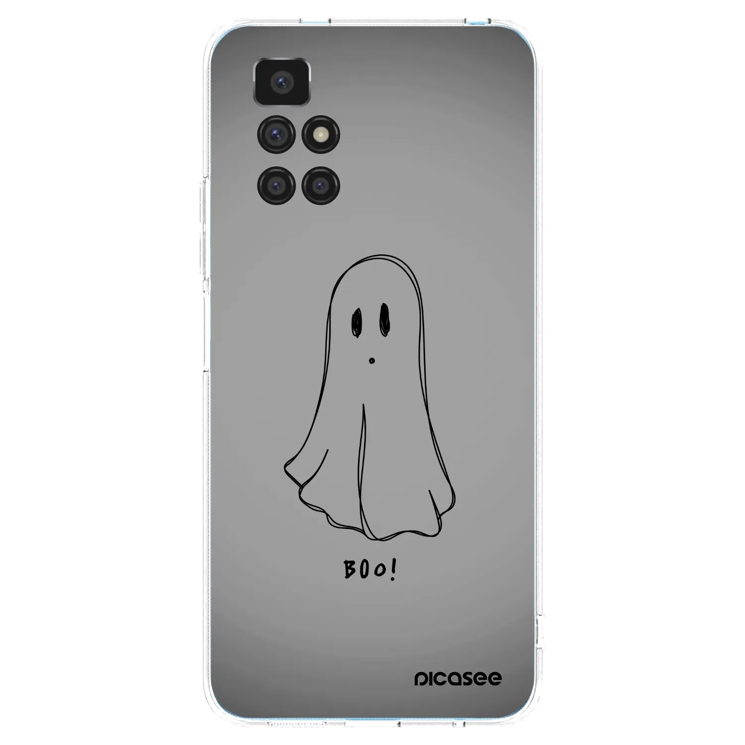 Picasee διαφανής θήκη σιλικόνης Xiaomi Redmi 10 - Ghost