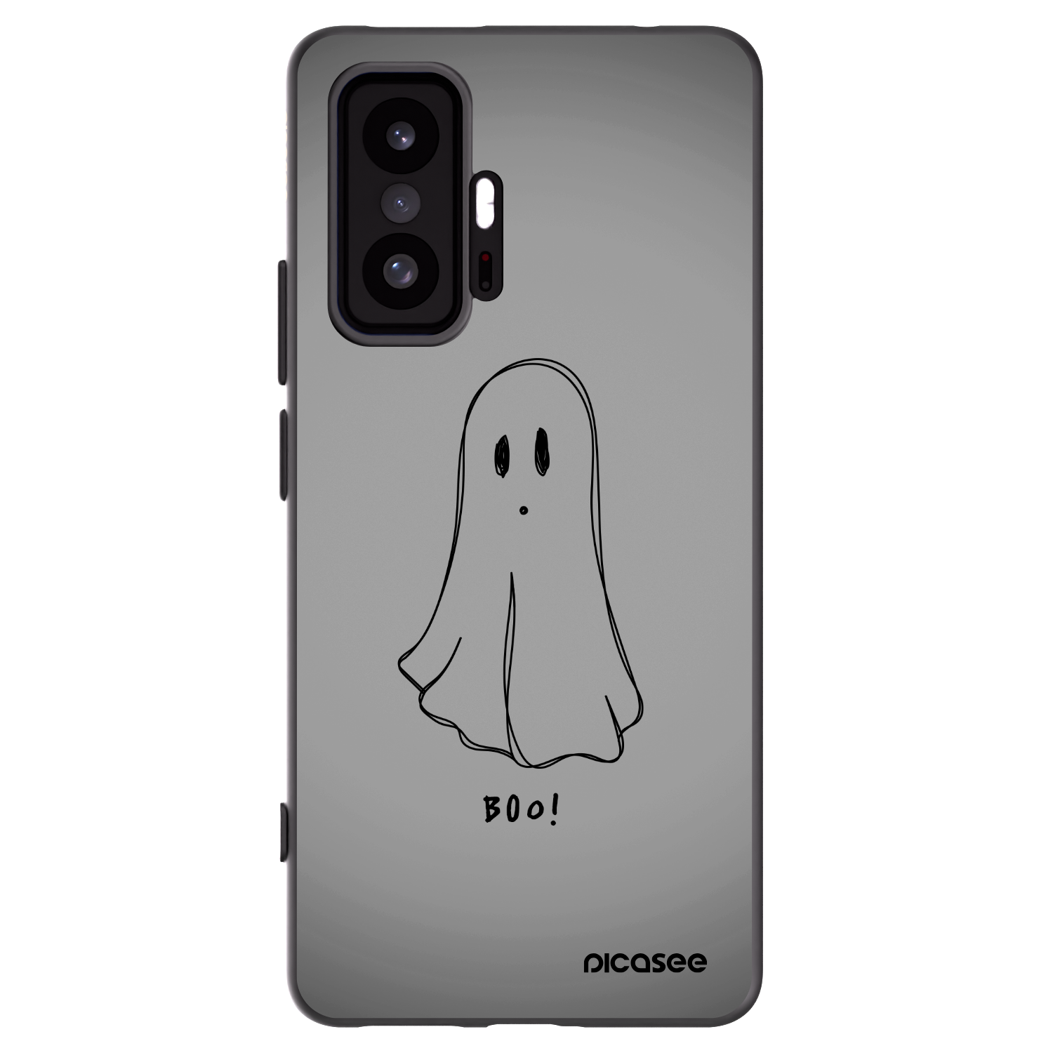 Picasee Μαύρη θήκη σιλικόνης για Xiaomi 11T - Ghost